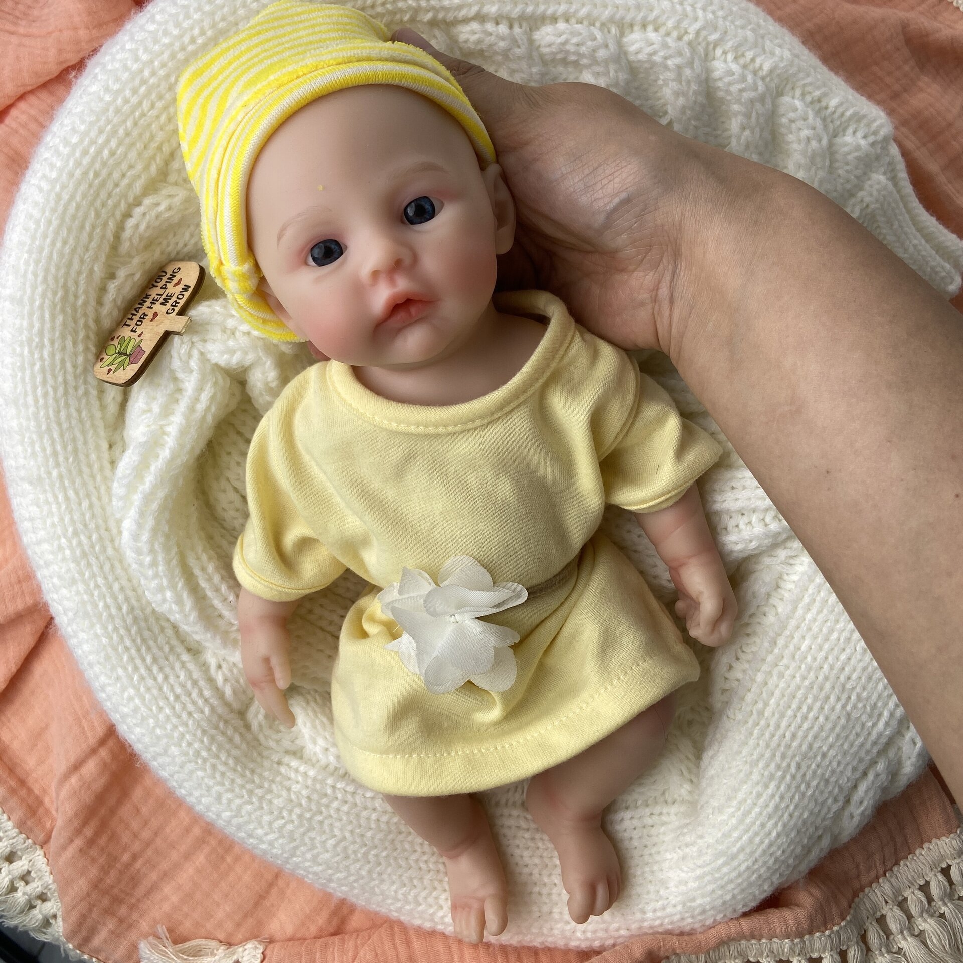 Bebé Reborn Zaira - 30 cm de Silicona Blanda Realista - 6