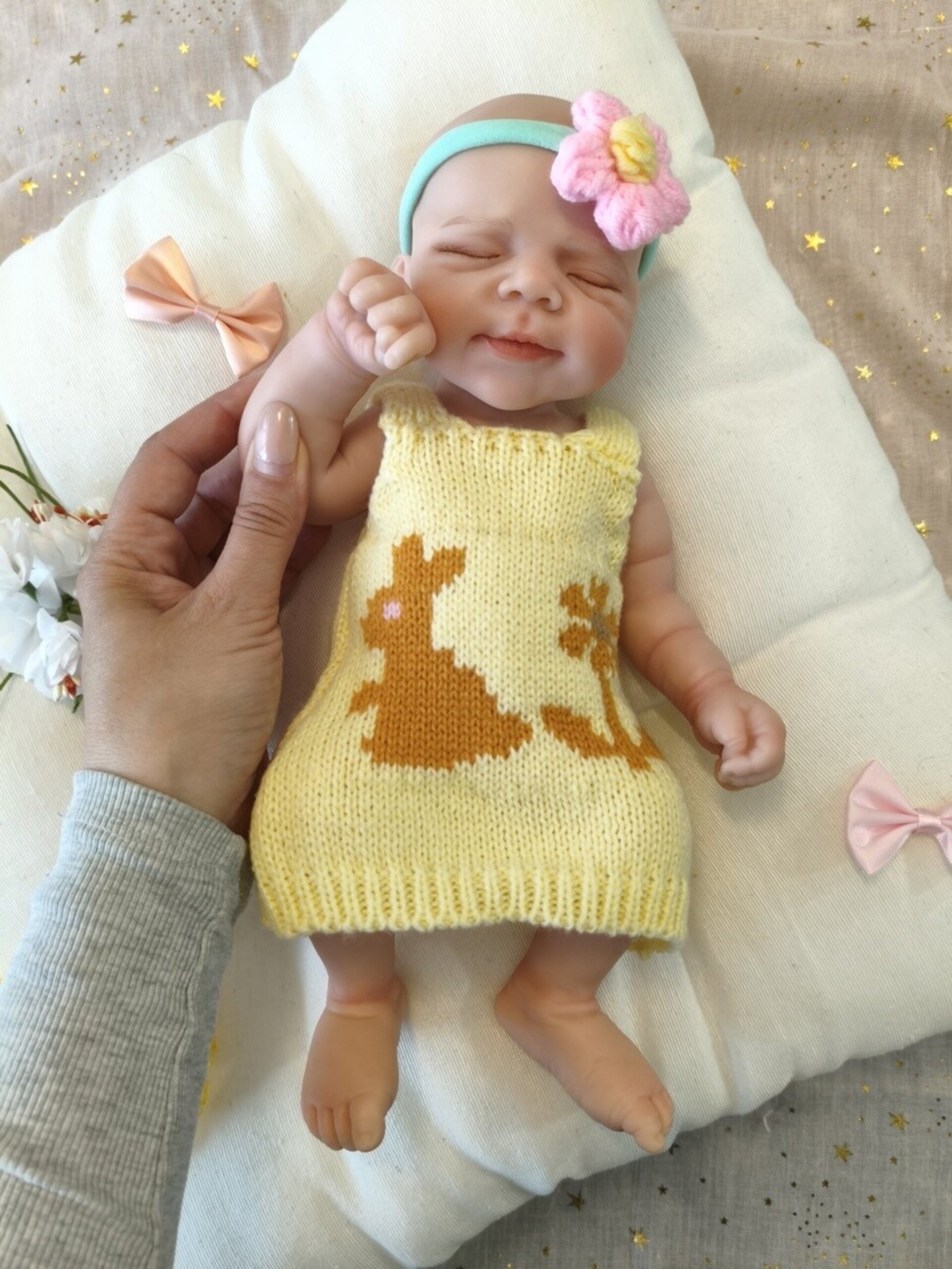 Bebé Reborn Lola - 30 cm de Silicona Blanda Realista - 2