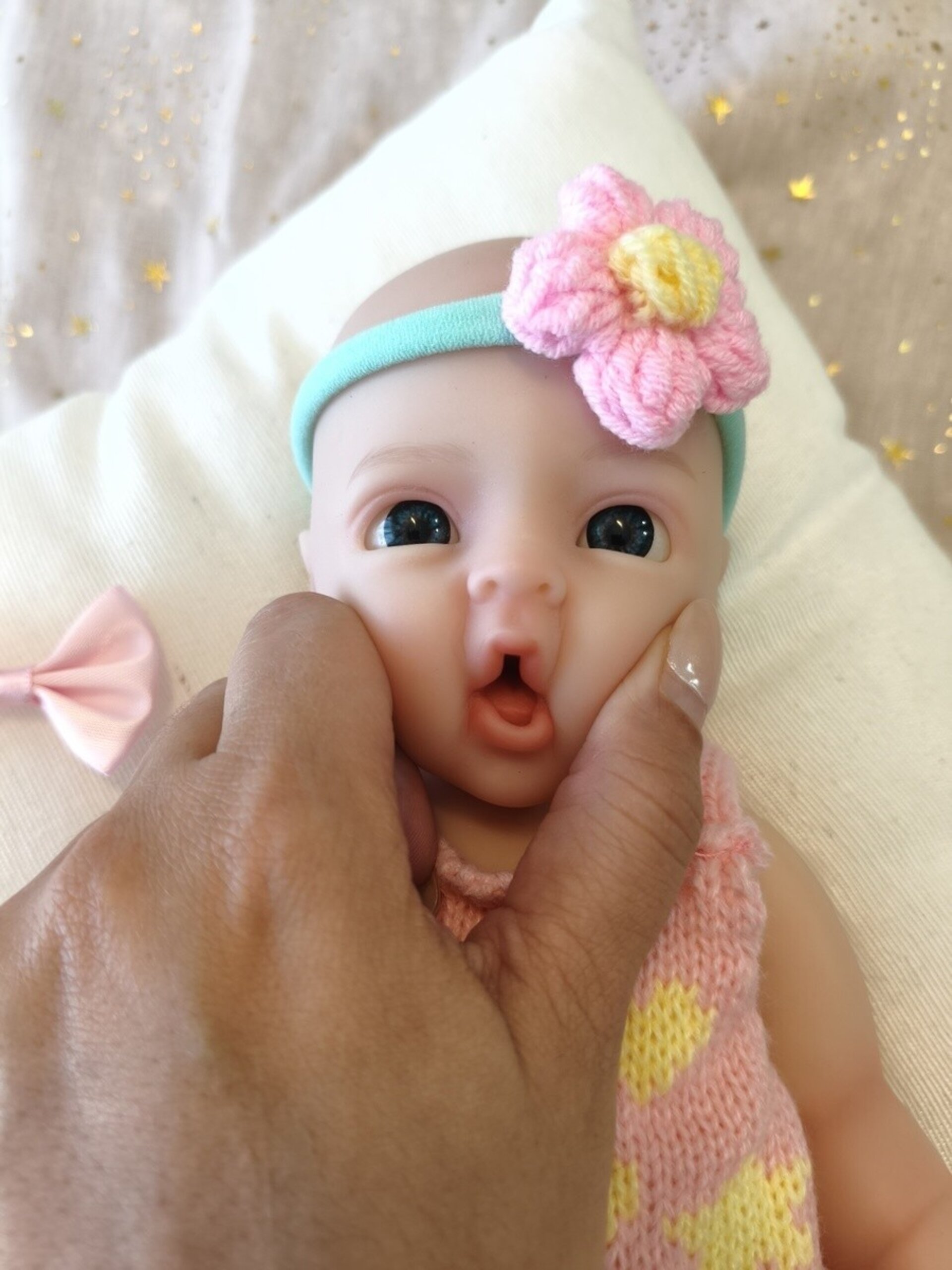 Bebé Reborn Sara - 30 cm de Silicona Blanda Realista - 8