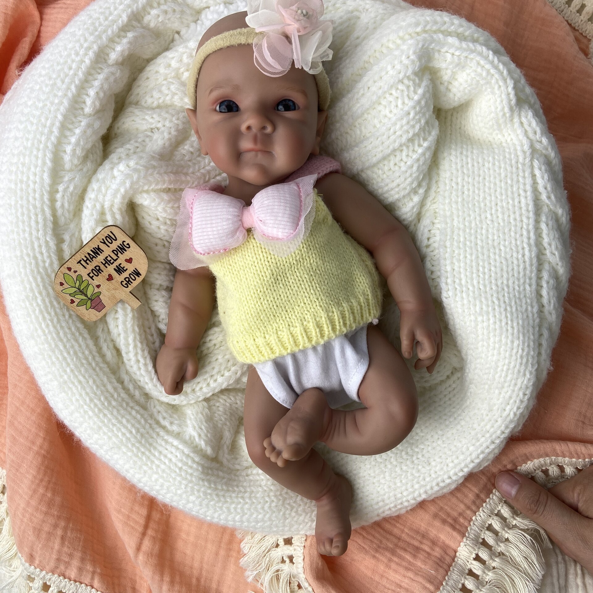 Bebé Reborn Melisa - 30 cm de Silicona Blanda Realista - 6