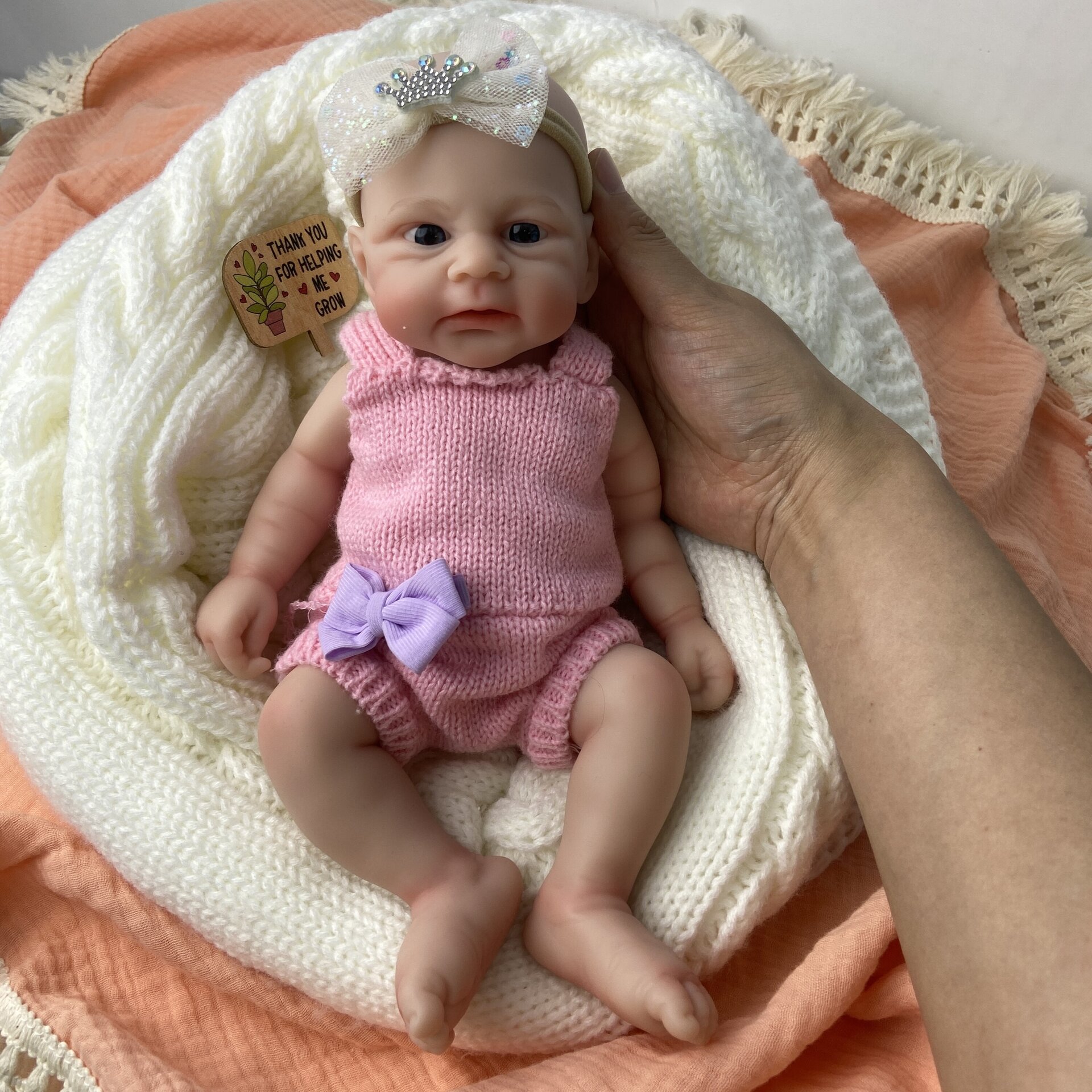 Bebé Reborn Mara - 30 cm de Silicona Blanda Realista - 5