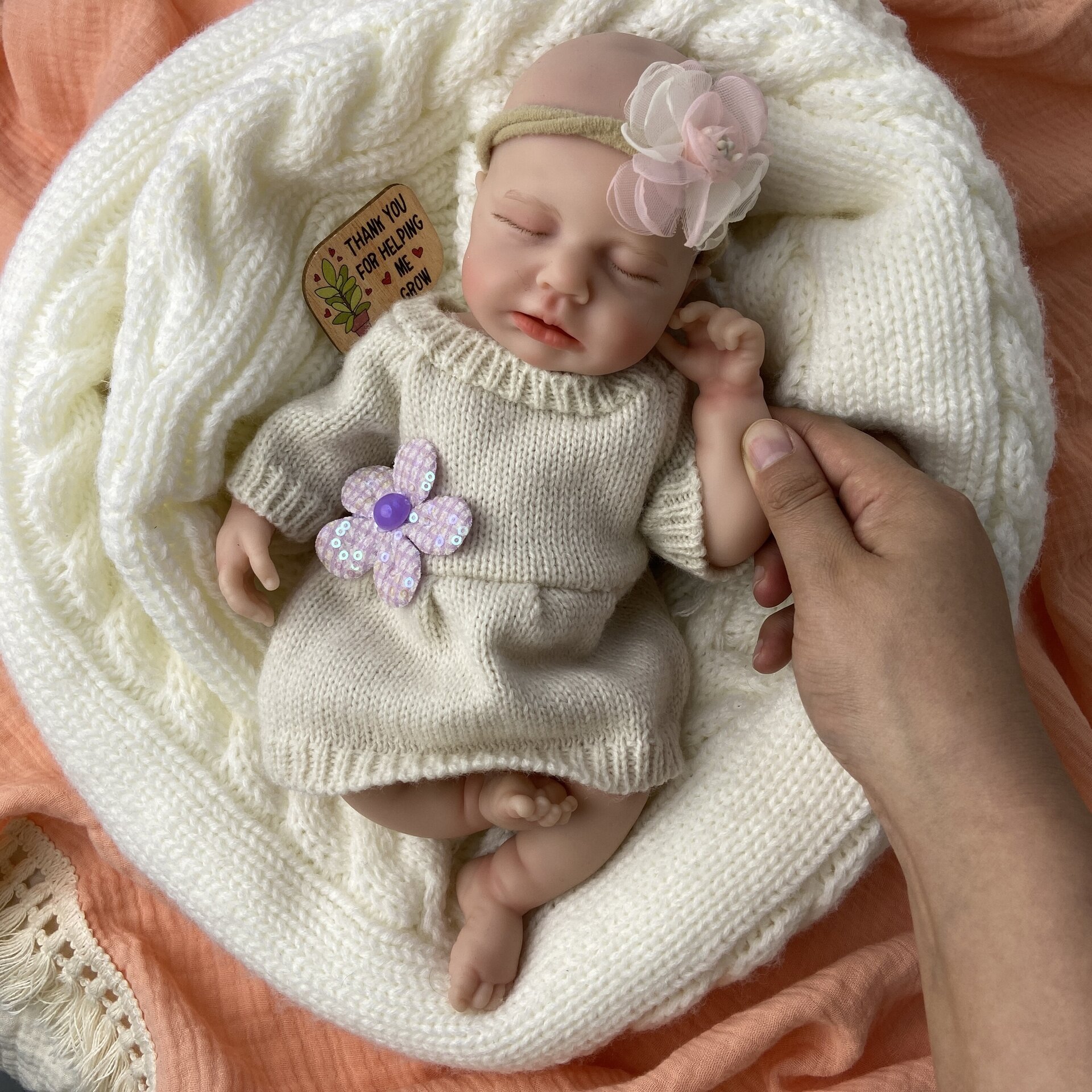 Bebé Reborn Sira - 30 cm de Silicona Blanda Realista - 8