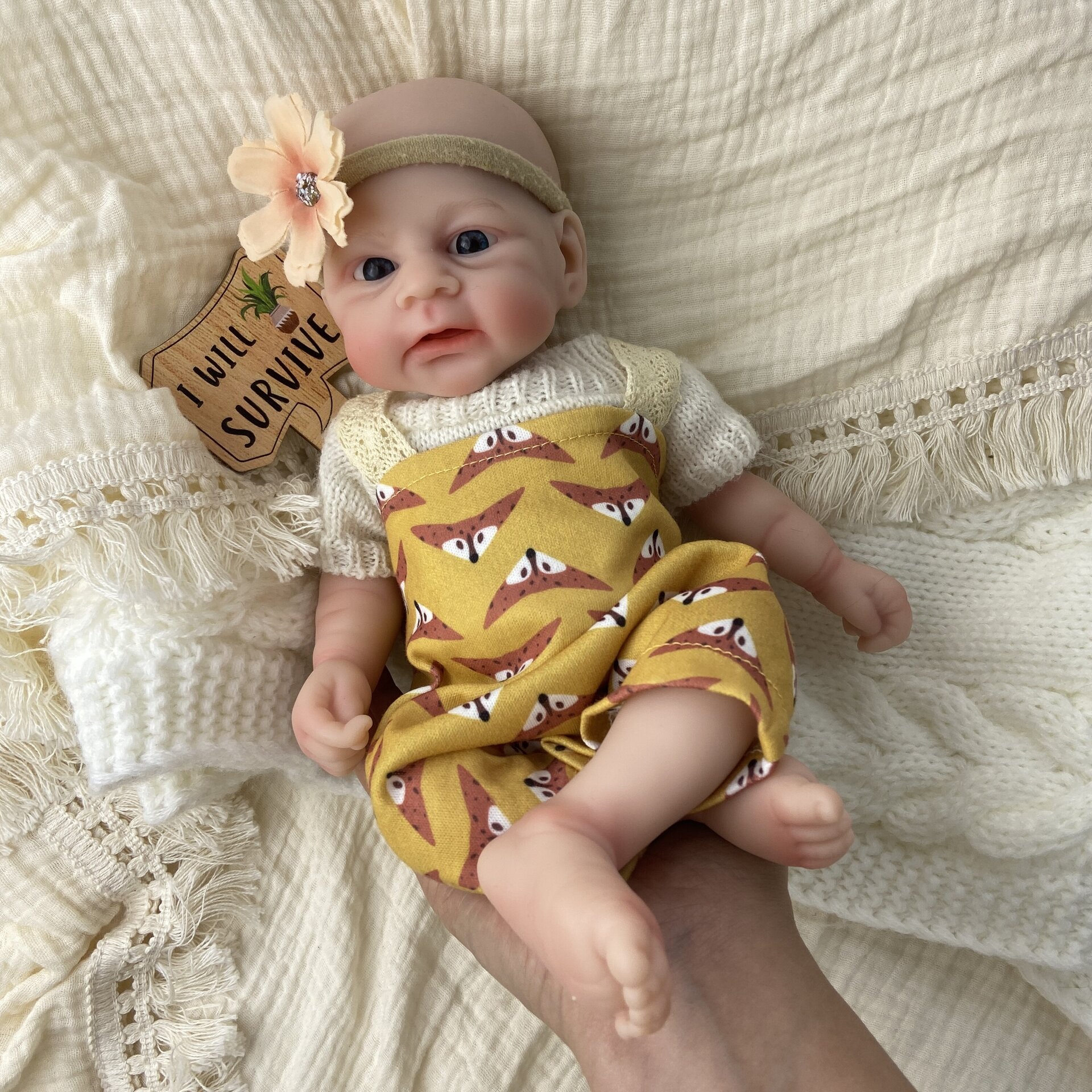 Bebé Reborn Mila - 30 cm de Silicona Blanda Realista - 2