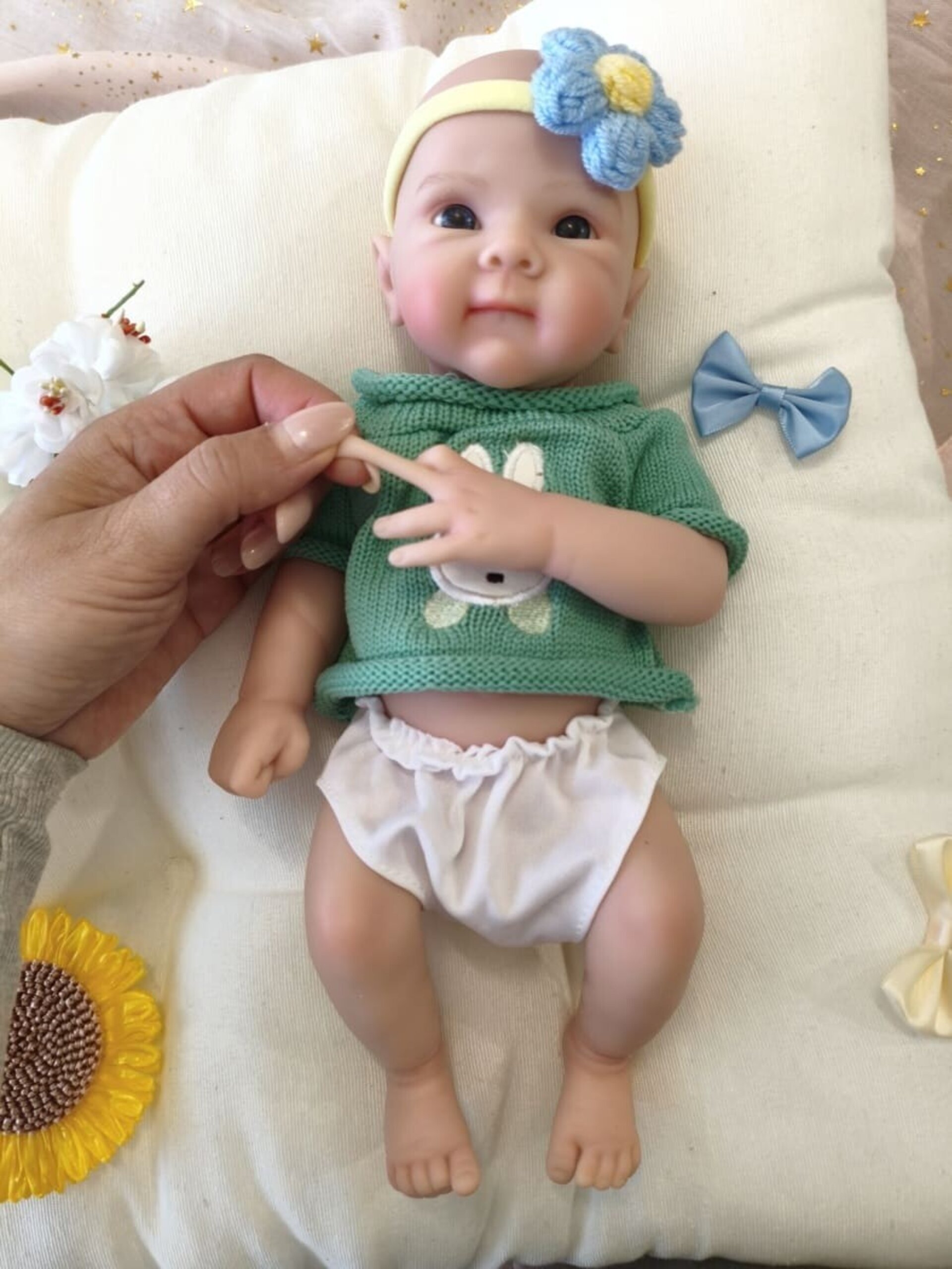 Bebé Reborn Eloy - 30 cm de Silicona Blanda Realista - 2