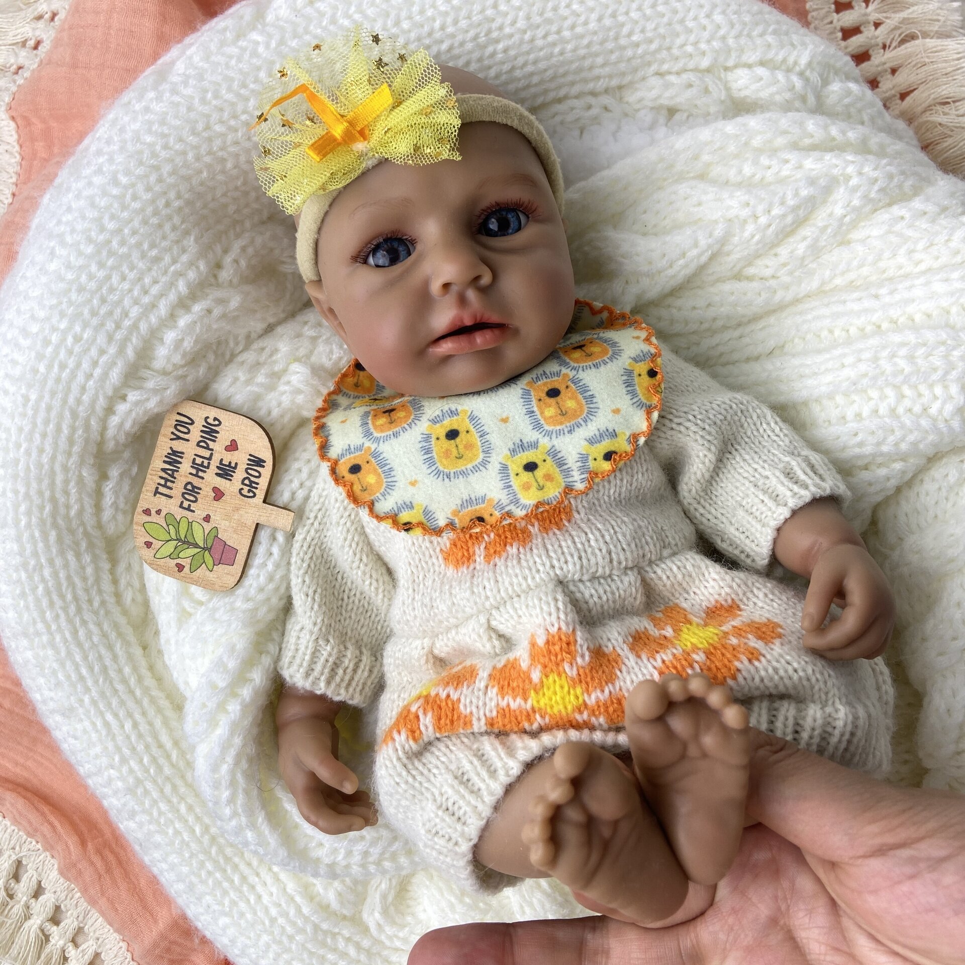 Bebé Reborn Aitana - 30 cm de Silicona Blanda Realista - 2