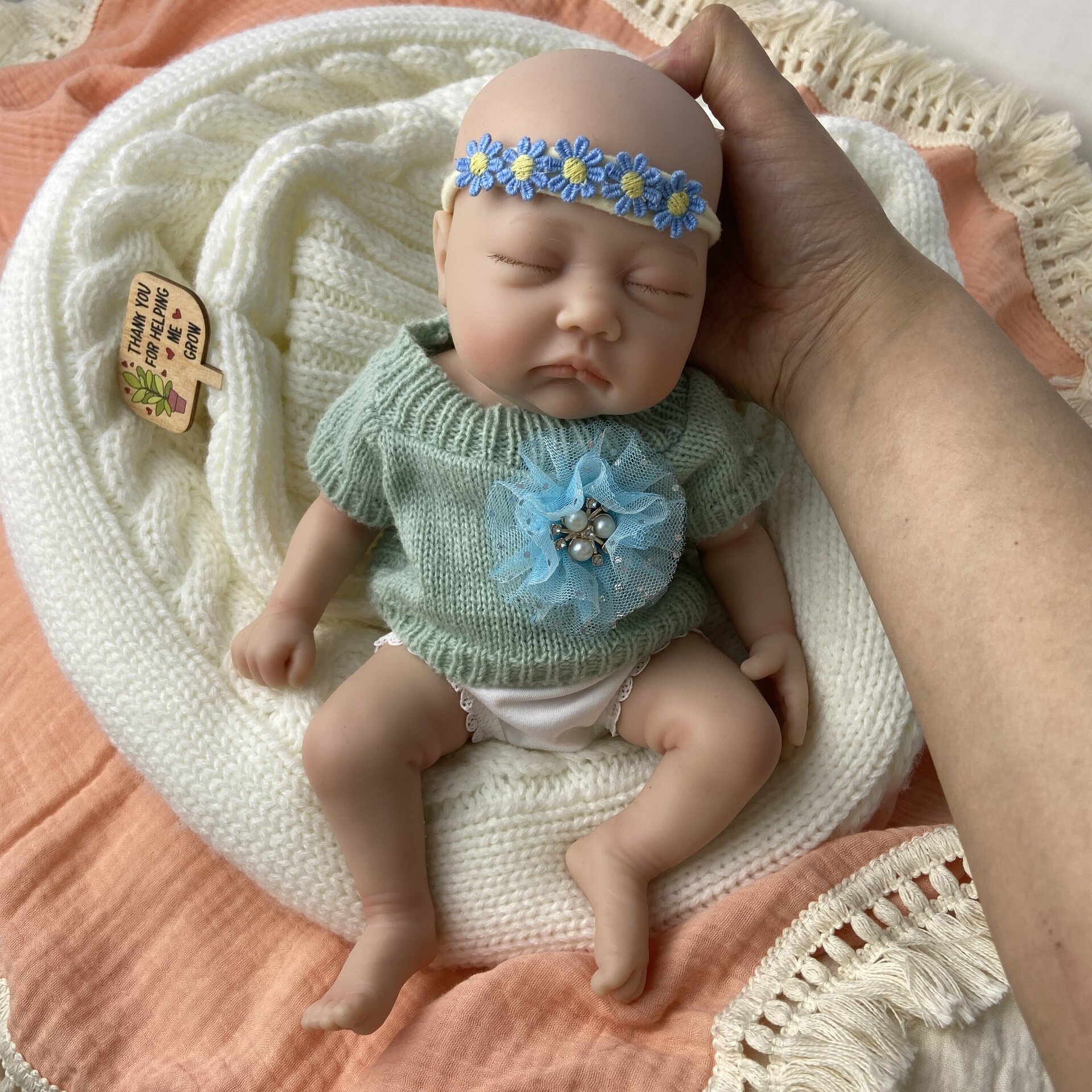 Bebé Reborn Gala - 30 cm de Silicona Blanda Realista - 11