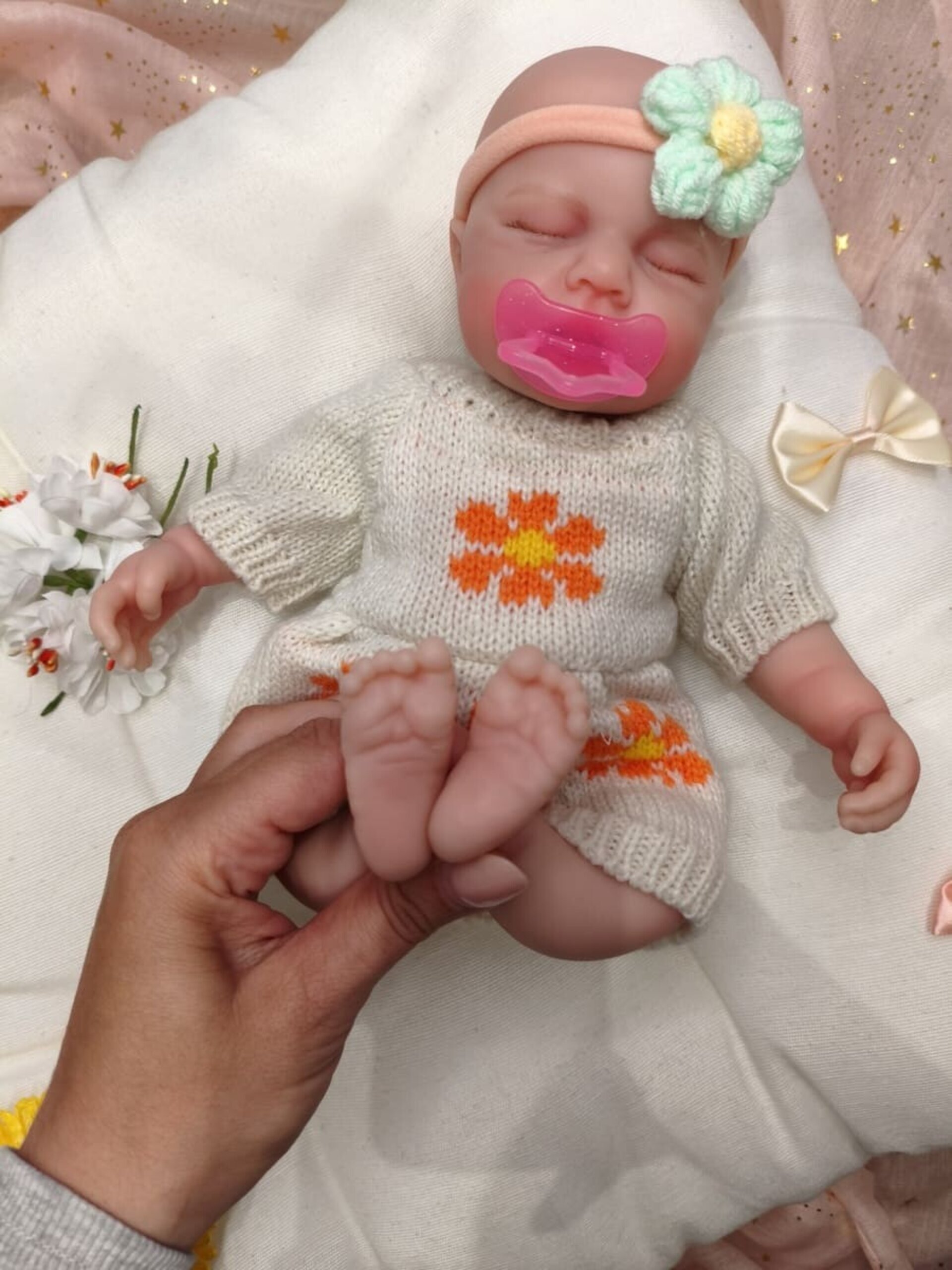 Bebé Reborn Alma - 30 cm de Silicona Blanda Realista - 2