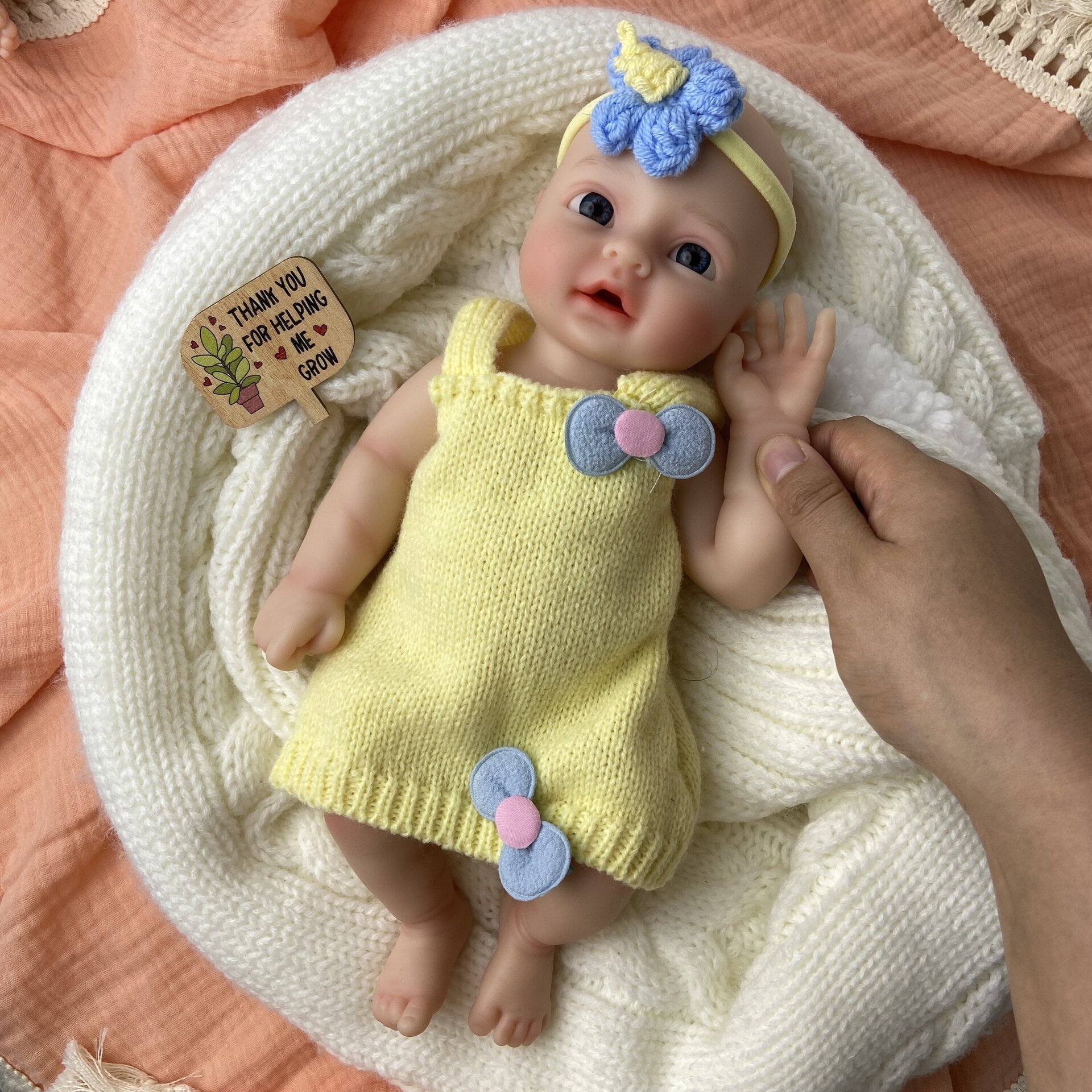 Bebé Reborn Irene - 30 cm de Silicona Blanda Realista - 5