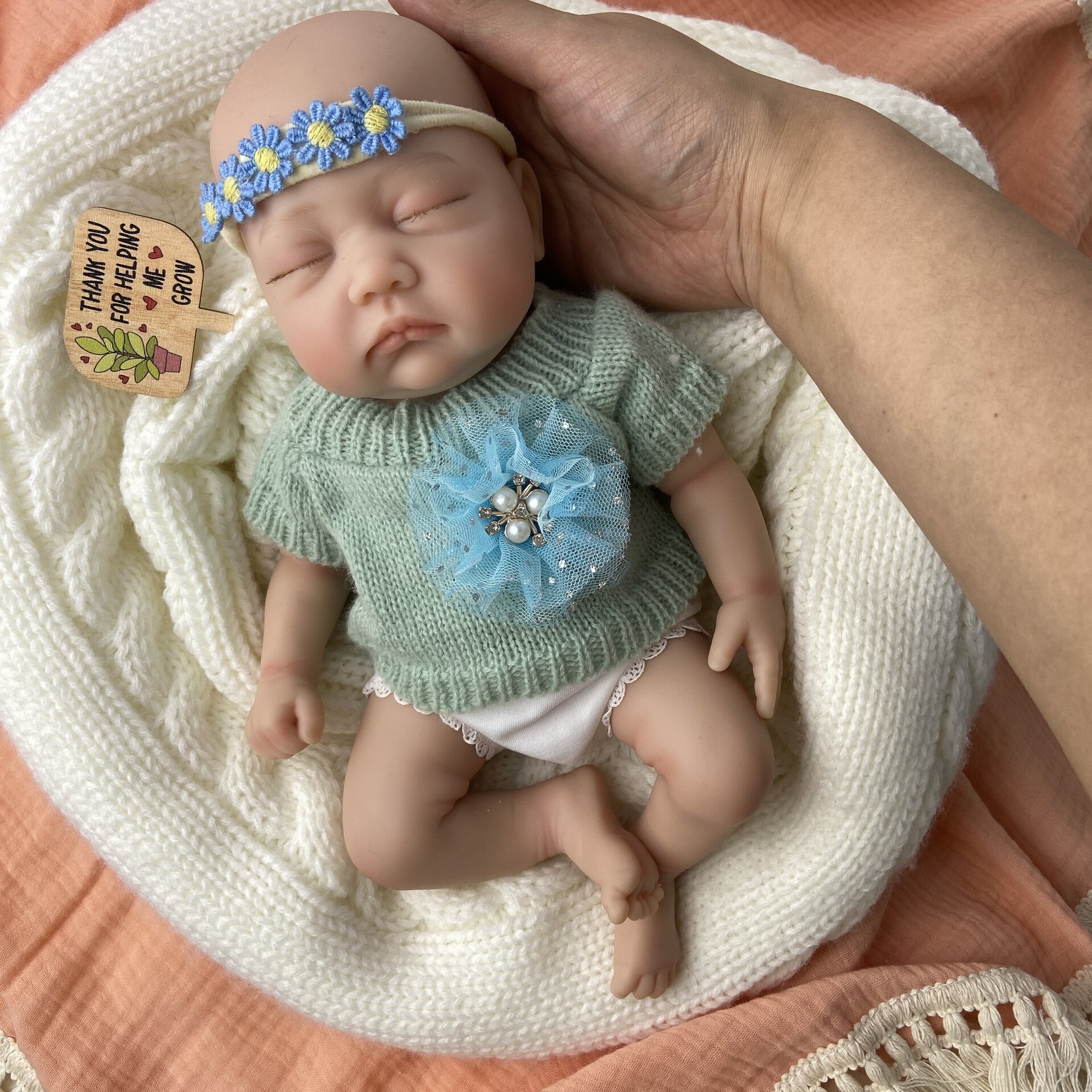 Bebé Reborn Gala - 30 cm de Silicona Blanda Realista - 10