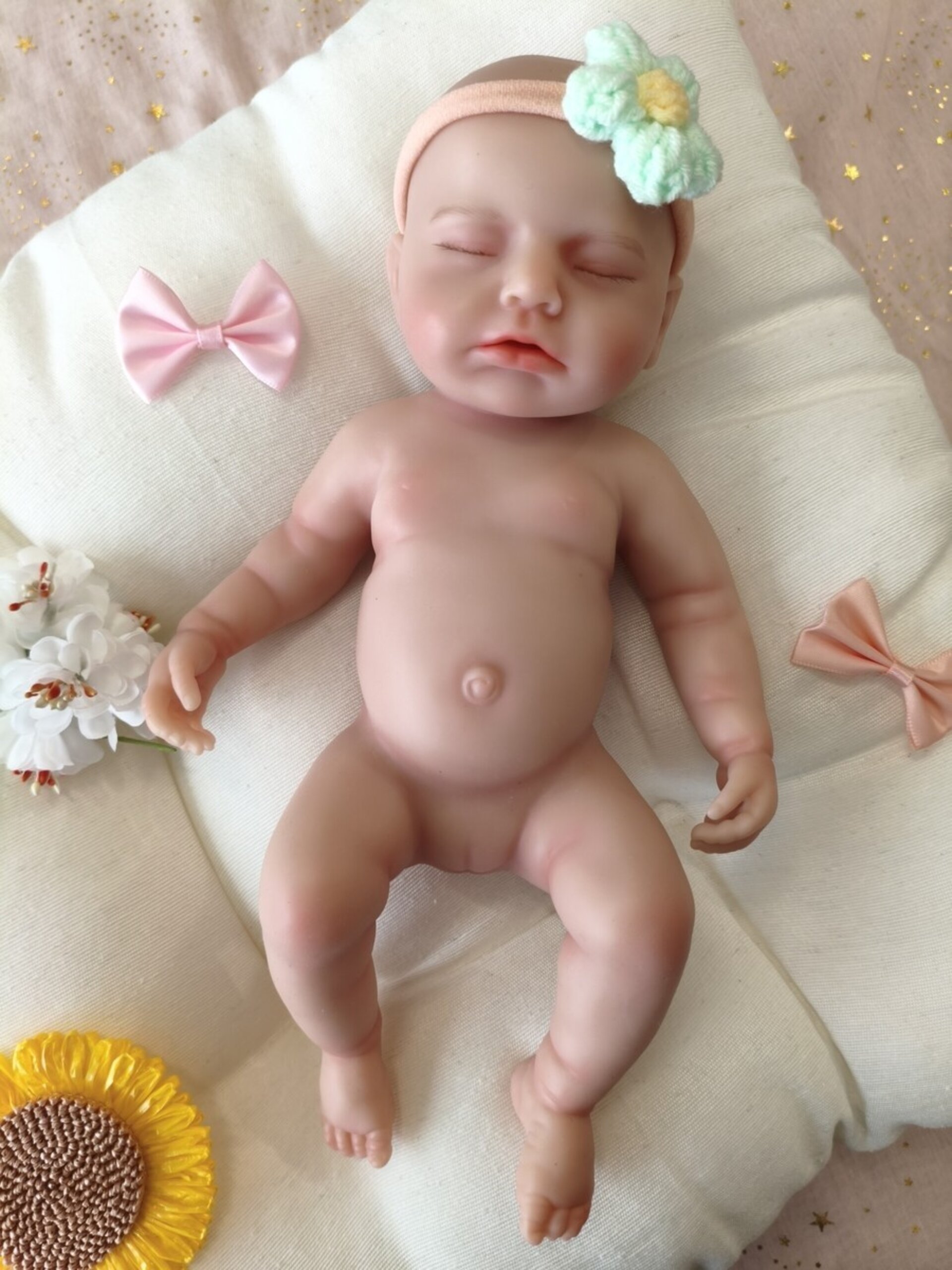Bebé Reborn Aida - 30 cm de Silicona Blanda Realista - 9