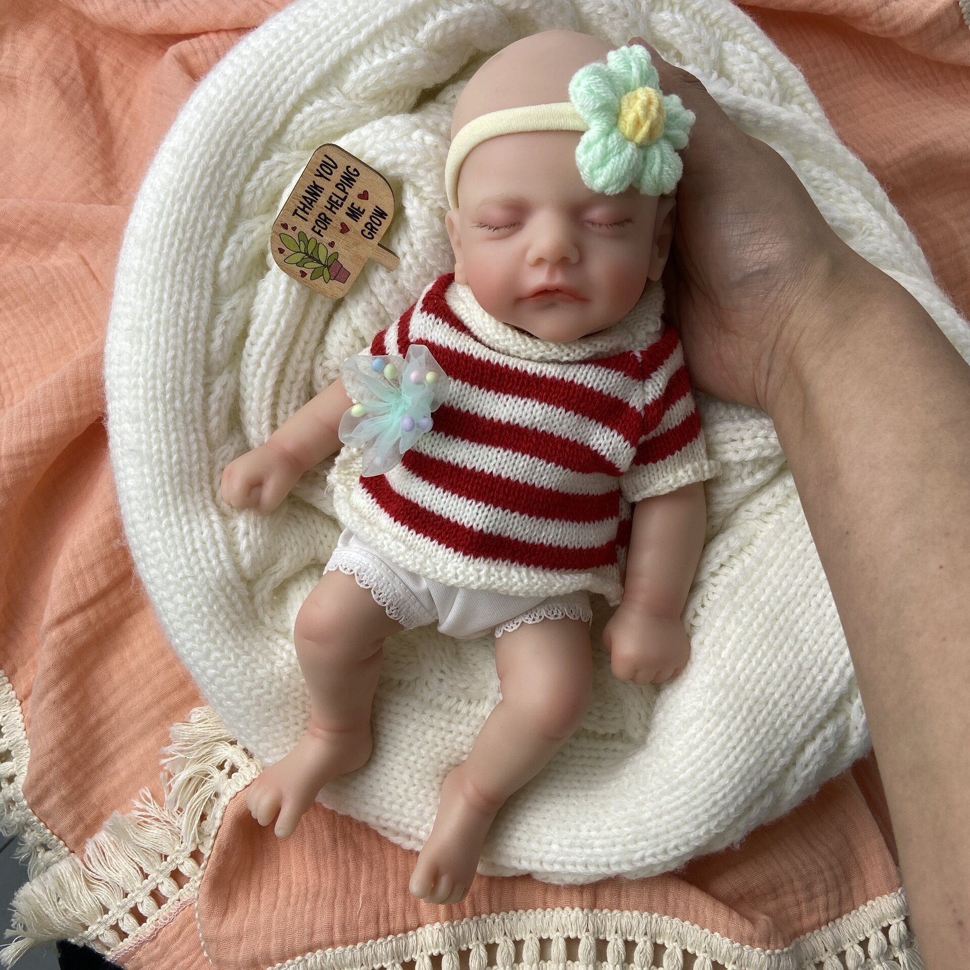 Bebé Reborn Maya - 30 cm de Silicona Blanda Realista - 3