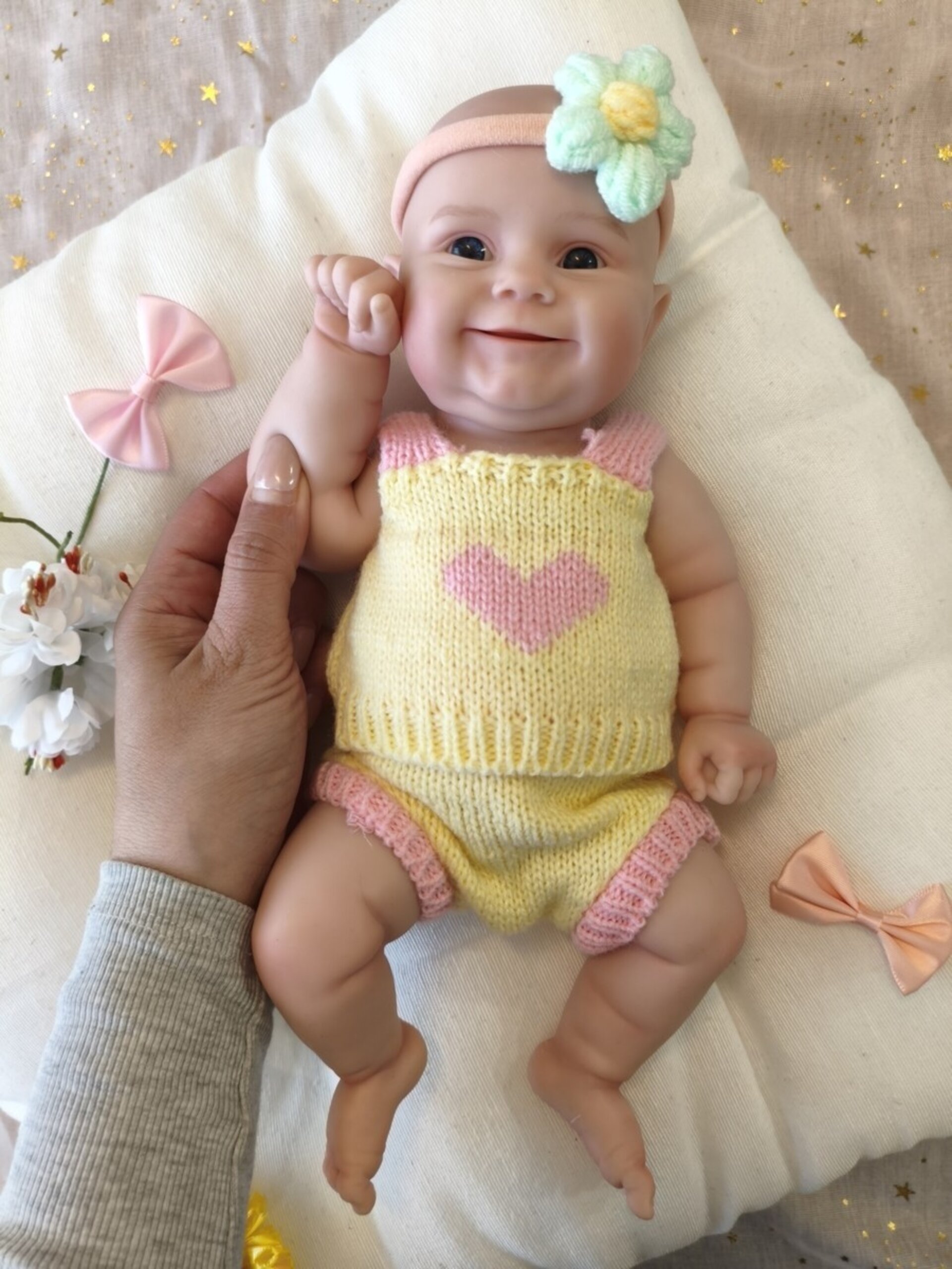 Bebé Reborn Laura - 30 cm de Silicona Blanda Realista - 3