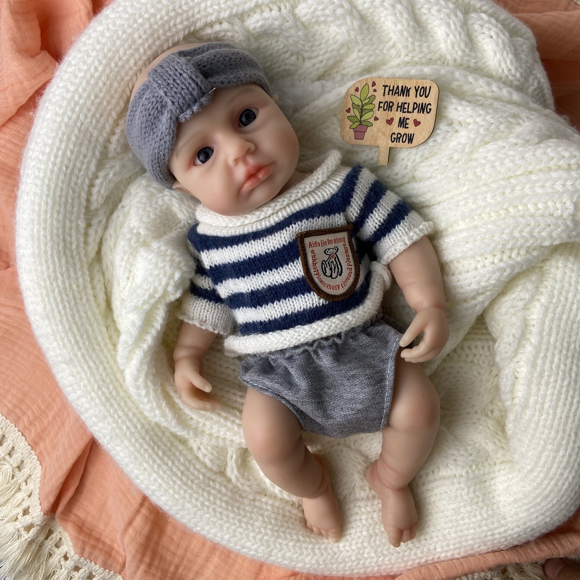 Bebé Reborn Maria - 30 cm de Silicona Blanda Realista - 1