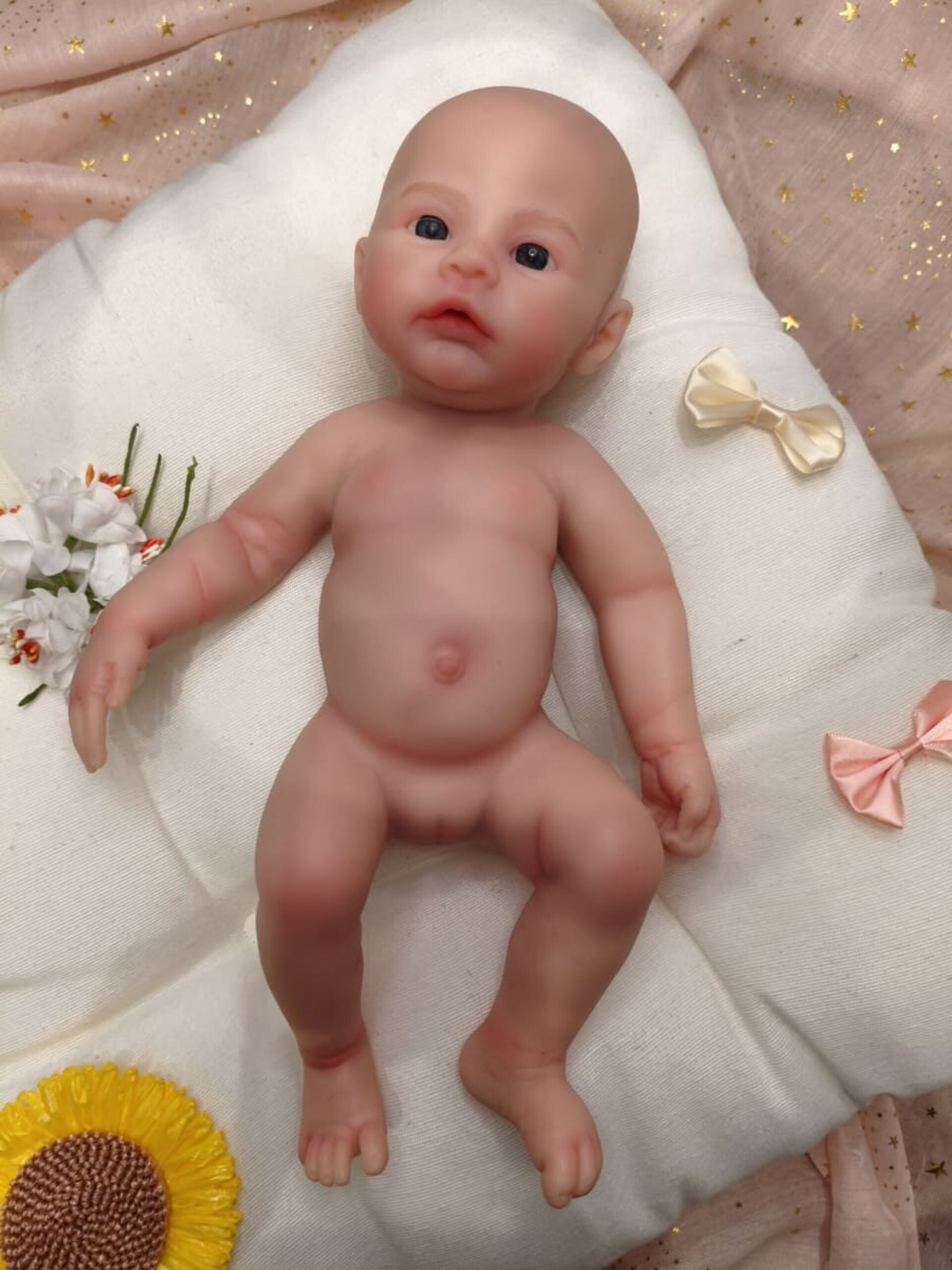 Bebé Reborn Mar - 30 cm de Silicona Blanda Realista - 10