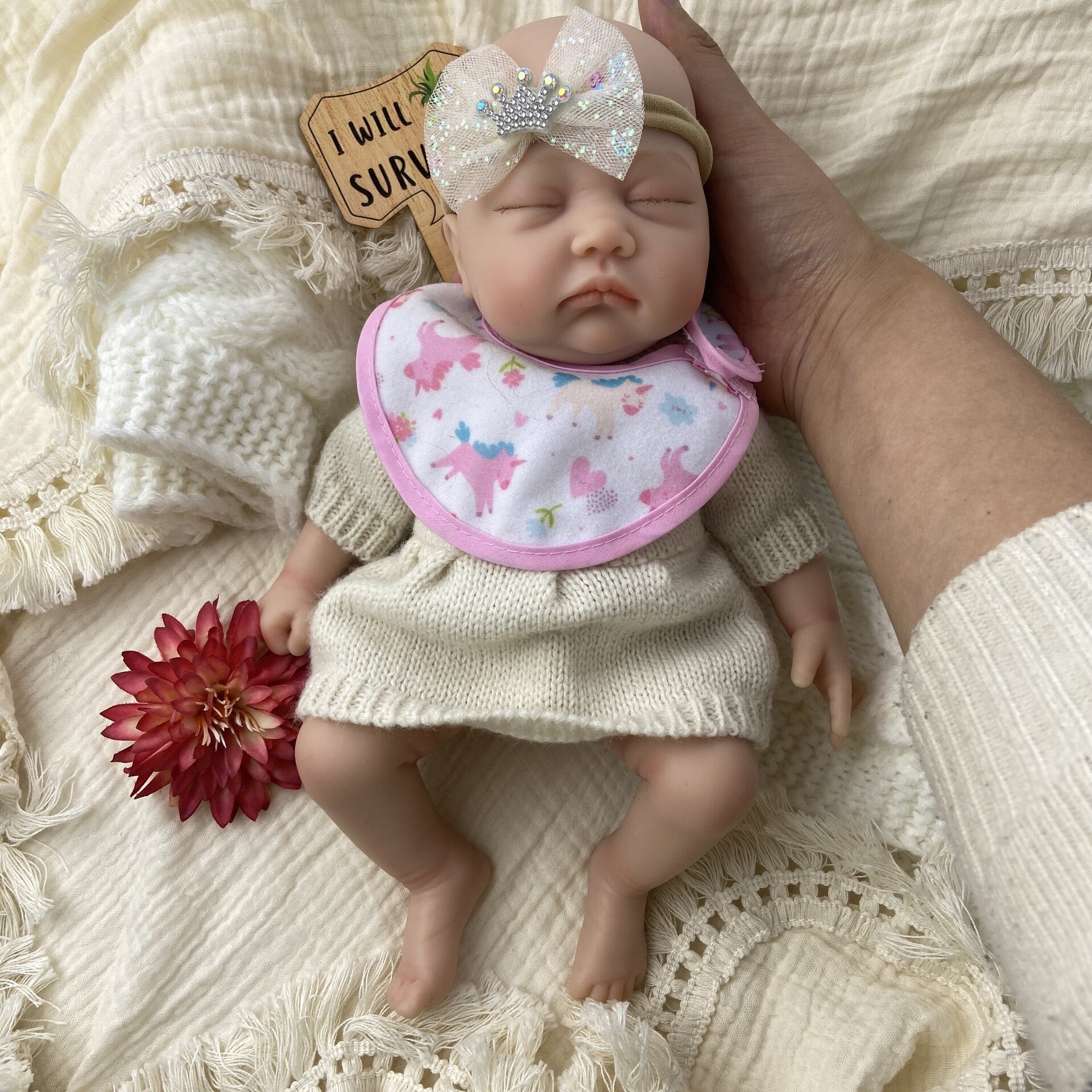 Bebé Reborn Luna - 30 cm de Silicona Blanda Realista - 3