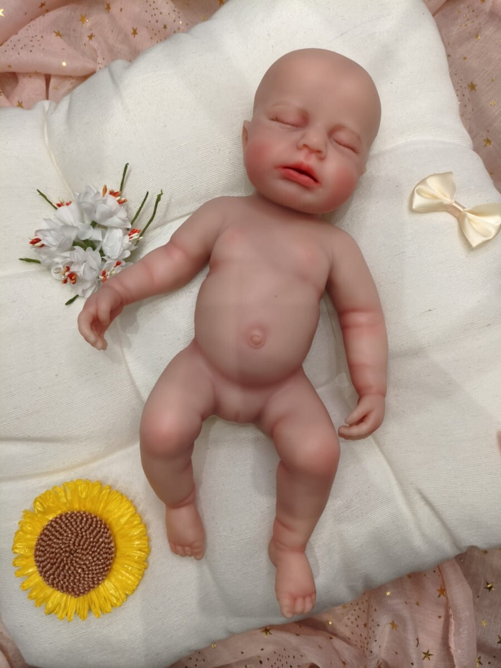 Bebé Reborn Alma - 30 cm de Silicona Blanda Realista - 11