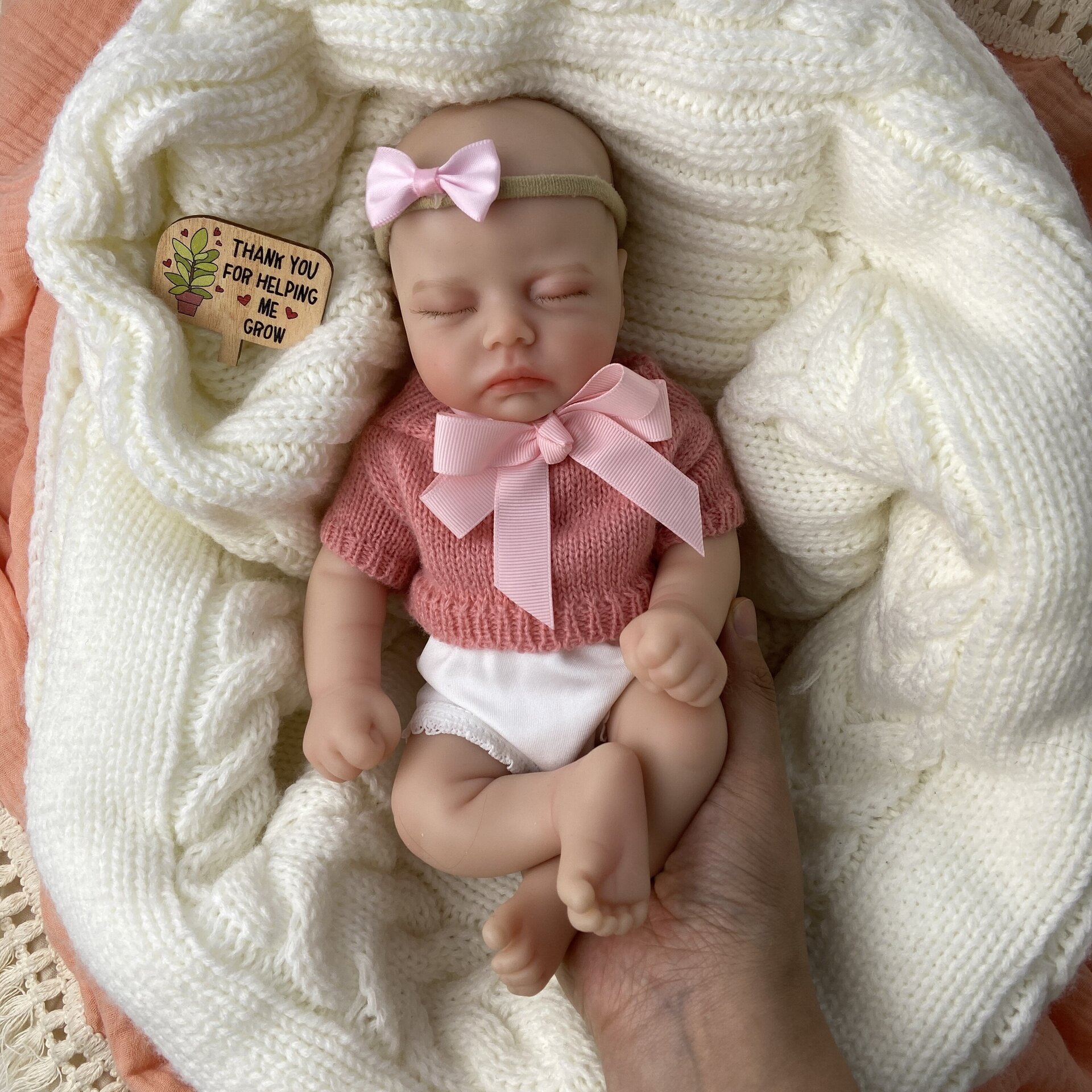 Bebé Reborn Jana - 30 cm de Silicona Blanda Realista - 2