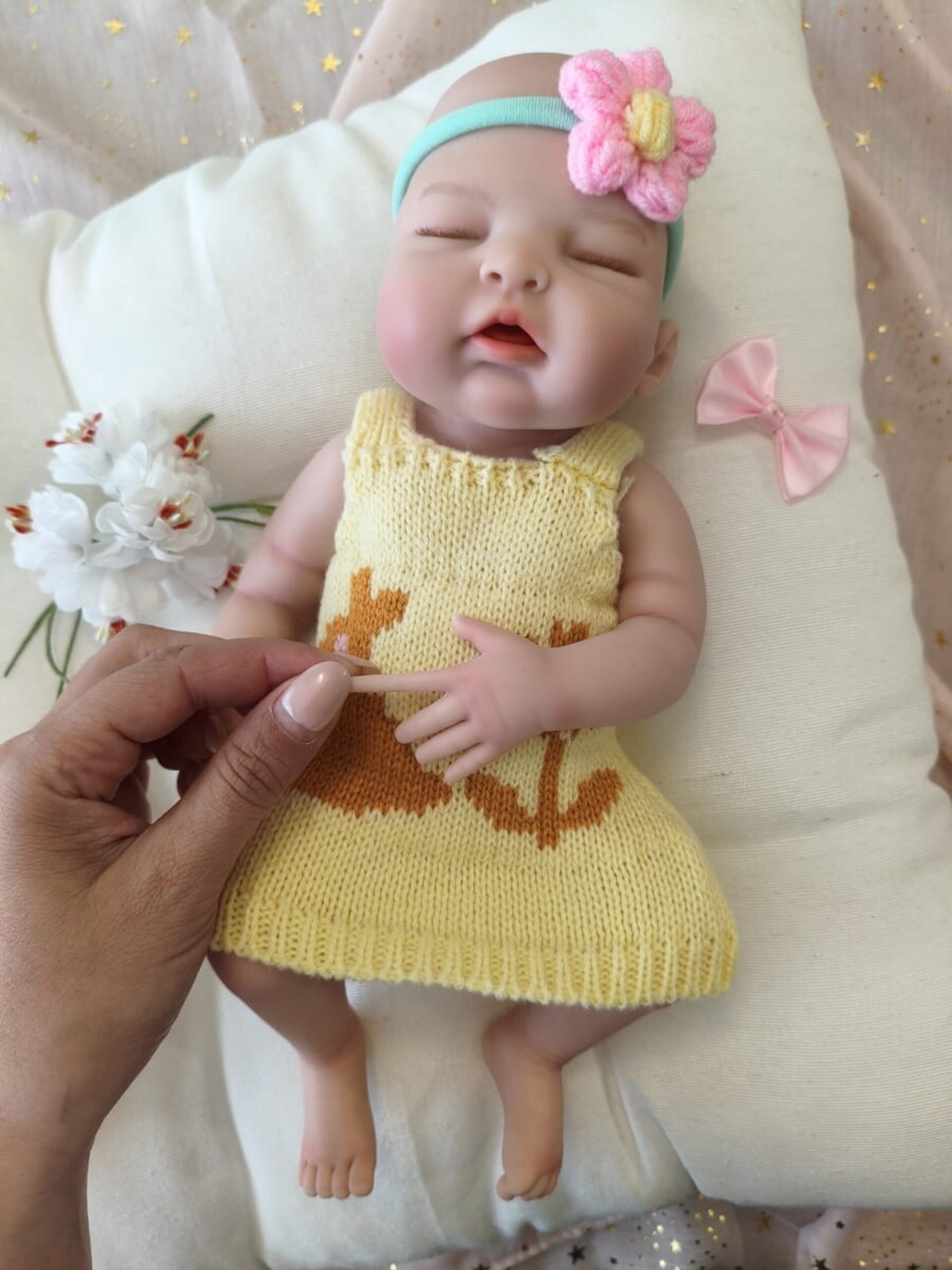 Bebé Reborn Zoe - 30 cm de Silicona Blanda Realista - 3
