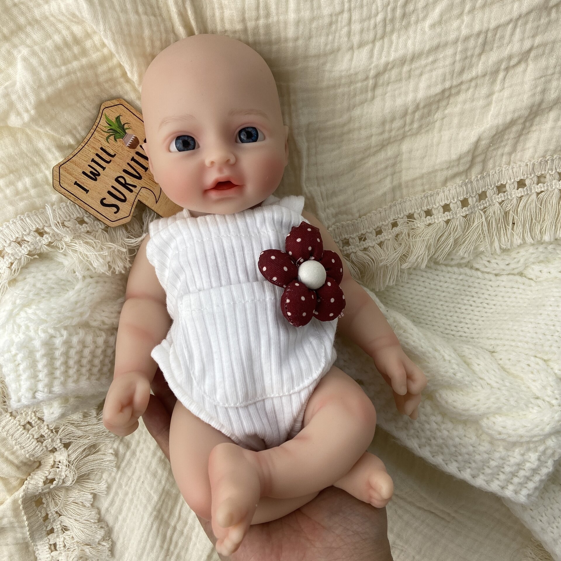 Bebé Reborn Noa - 30 cm de Silicona Blanda Realista - 2