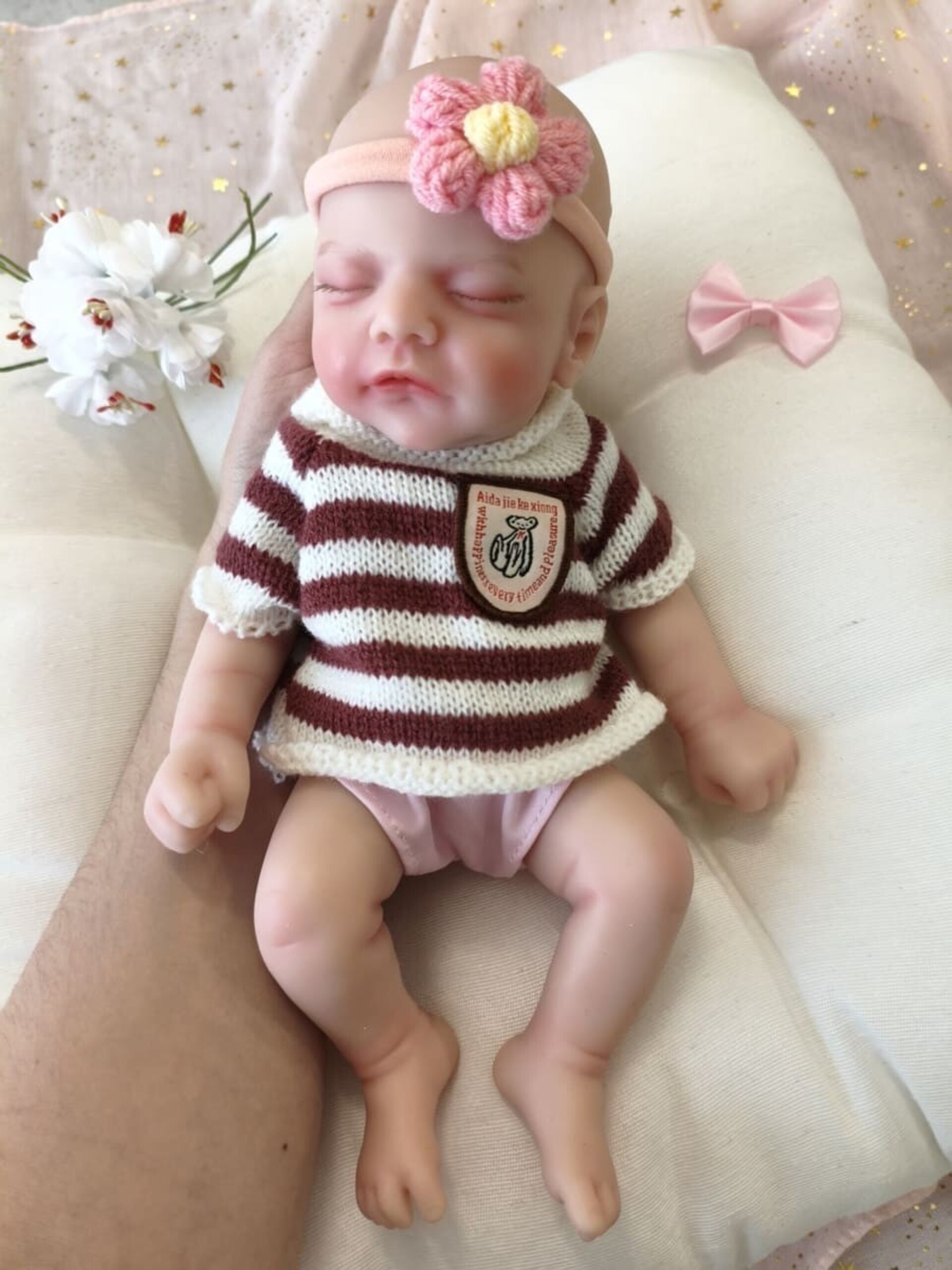 Bebé Reborn Olga - 30 cm de Silicona Blanda Realista - 4