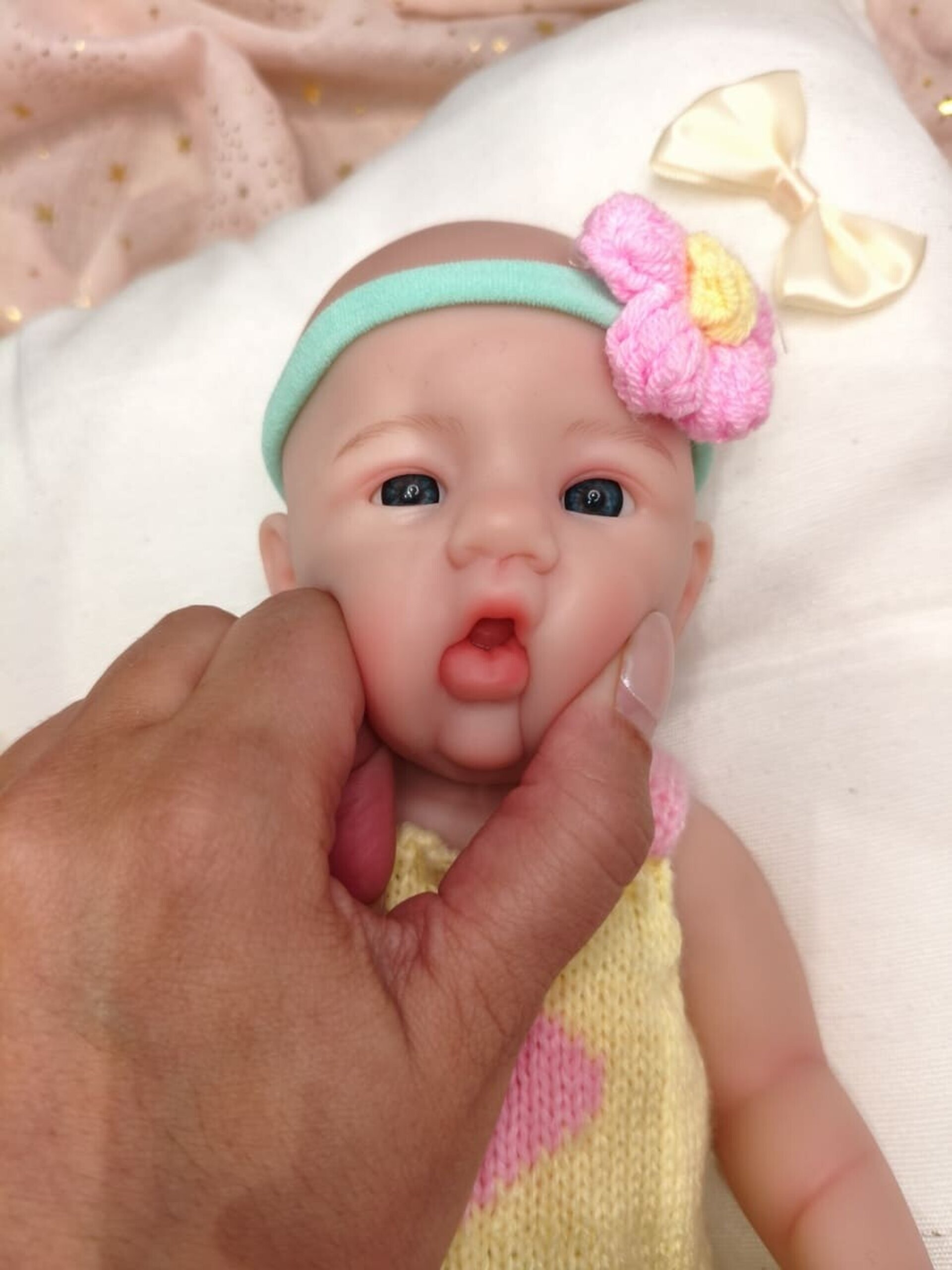 Bebé Reborn Luna - 30 cm de Silicona Blanda Realista - 9