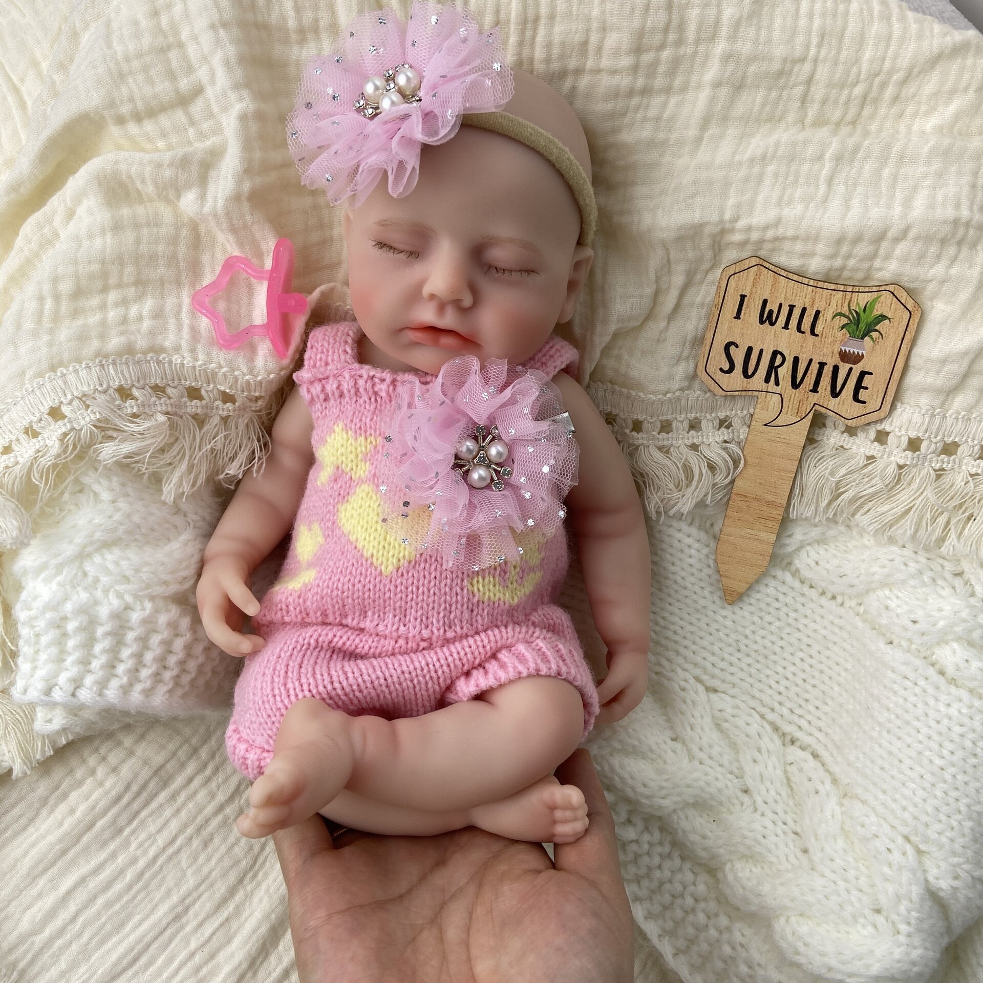 Bebé Reborn Gaia - 30 cm de Silicona Blanda Realista - 2