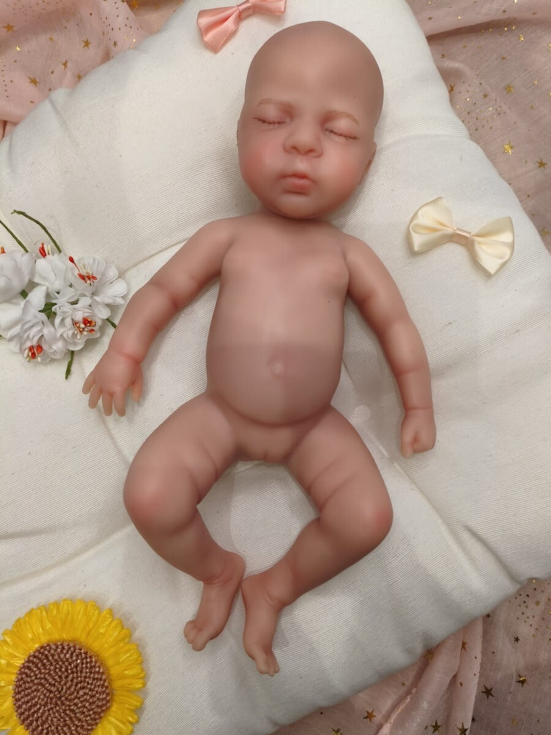 Bebé Reborn Gala - 30 cm de Silicona Blanda Realista - 10