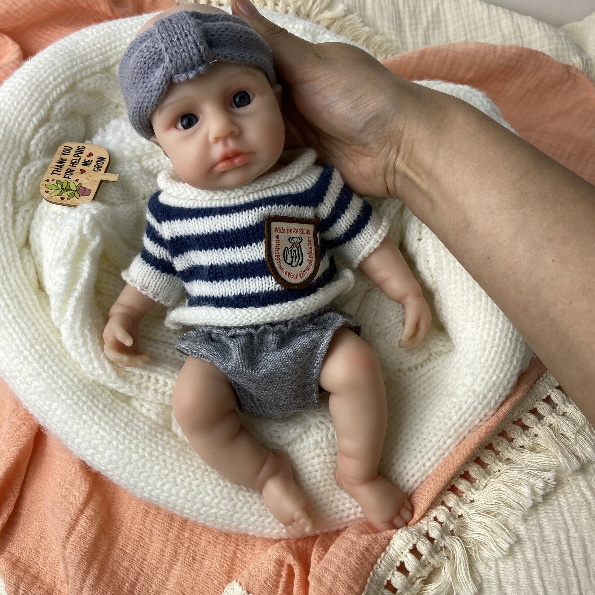 Bebé Reborn Maria - 30 cm de Silicona Blanda Realista - 8