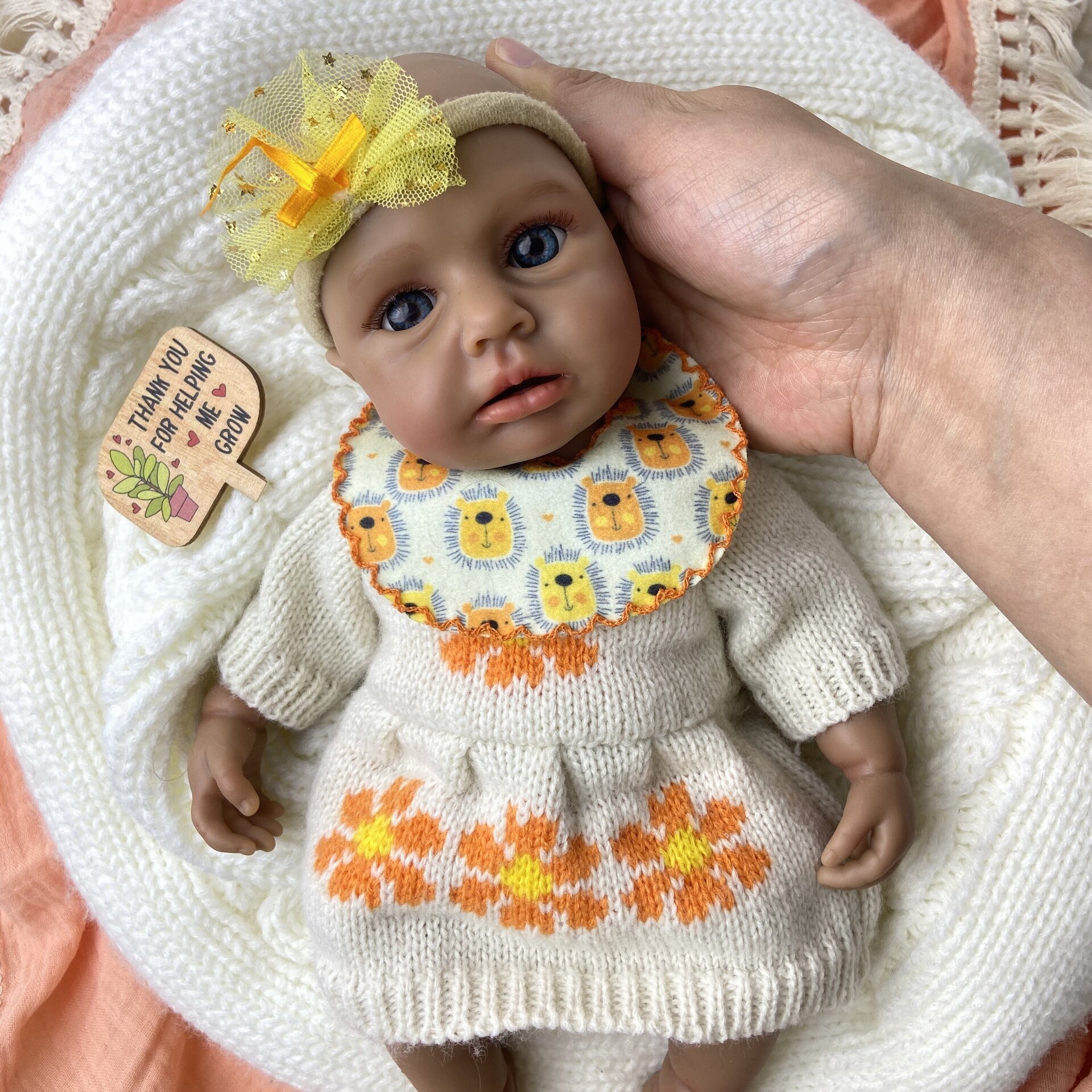 Bebé Reborn Aitana - 30 cm de Silicona Blanda Realista - 4