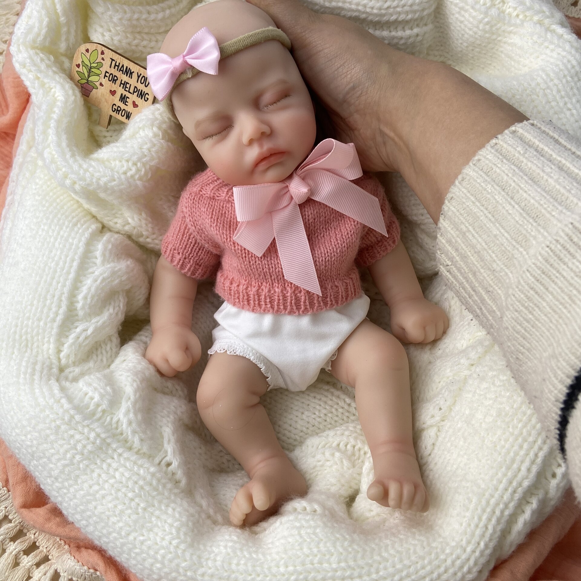 Bebé Reborn Jana - 30 cm de Silicona Blanda Realista - 6