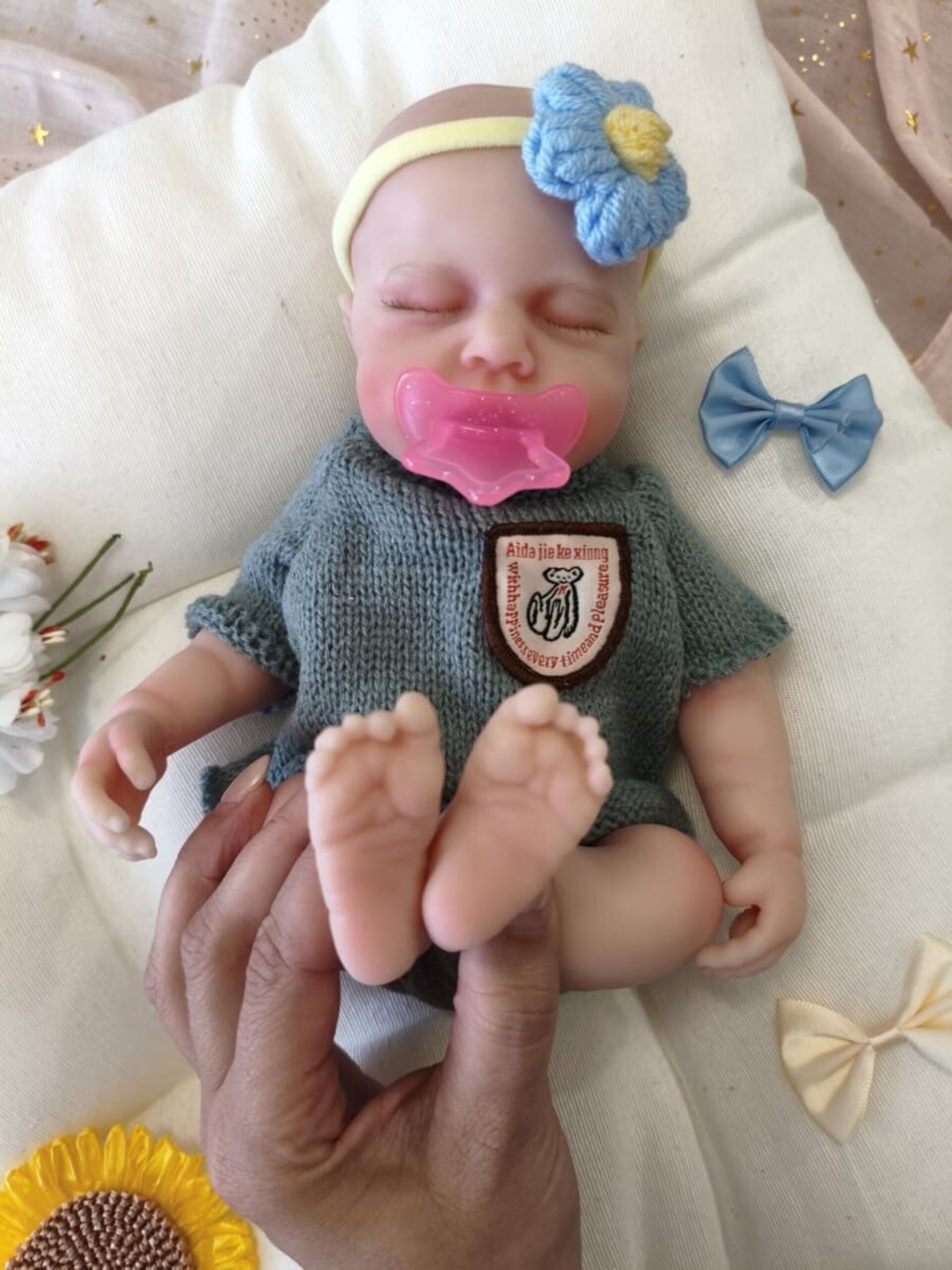 Bebé Reborn Lucas - 30 cm de Silicona Blanda Realista - 5