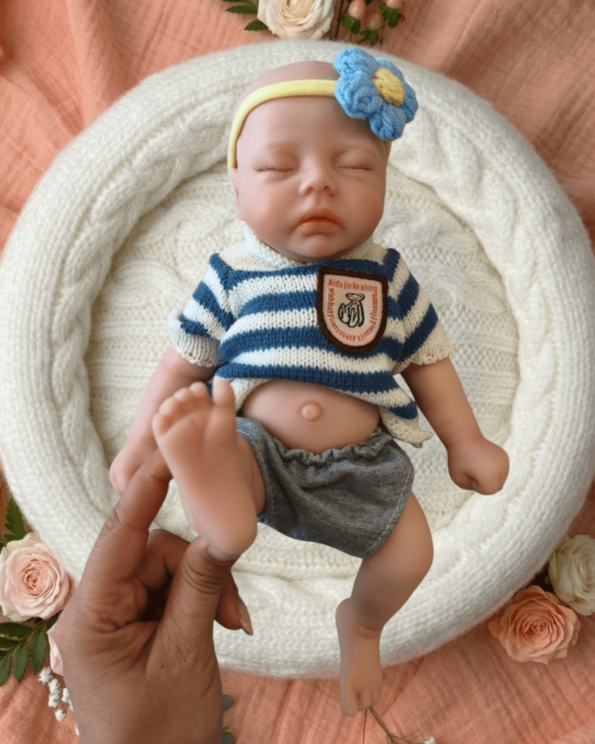 Bebé Reborn Hugo - 30 cm de Silicona Blanda Realista - 3