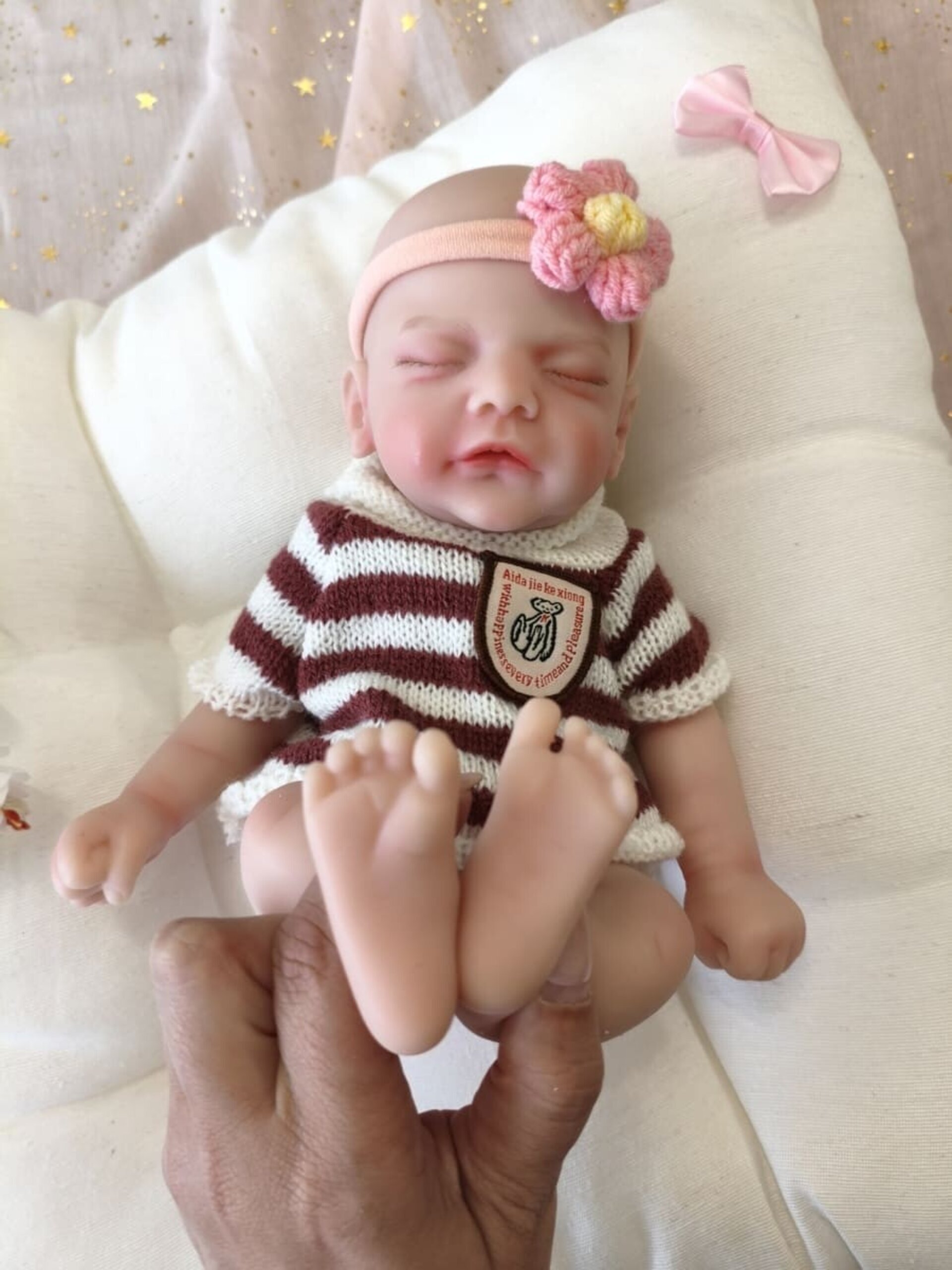 Bebé Reborn Olga - 30 cm de Silicona Blanda Realista - 5