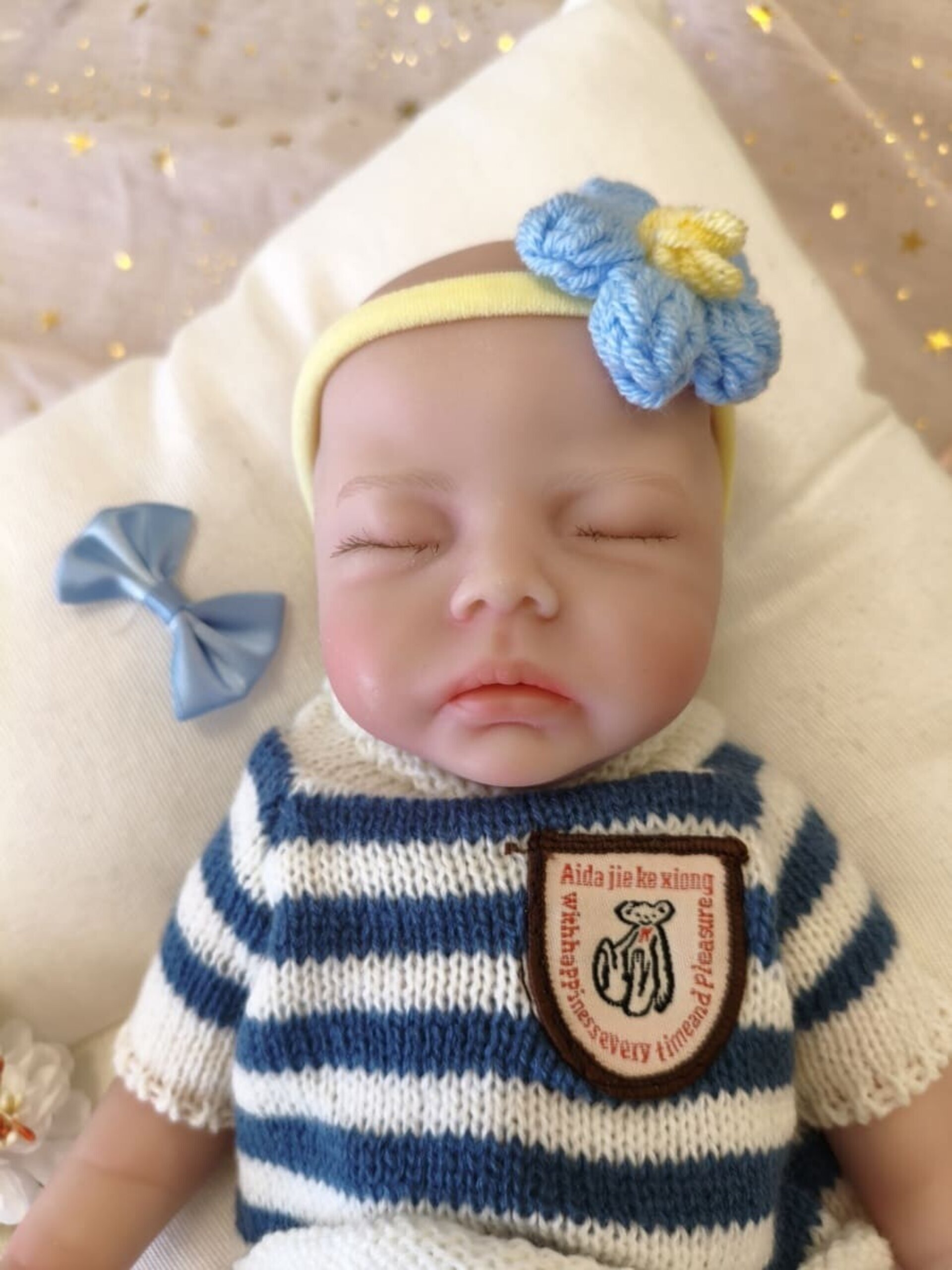 Bebé Reborn Nico - 30 cm de Silicona Blanda Realista - 6