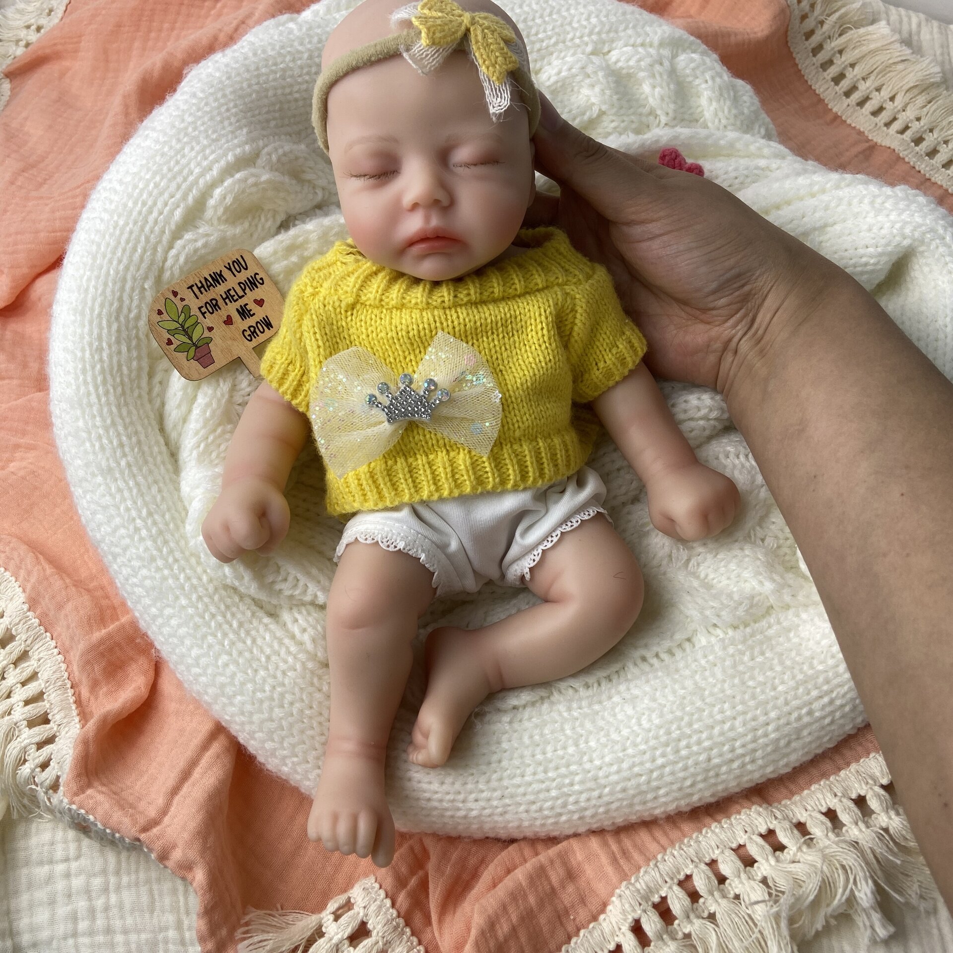 Bebé Reborn Noelia - 30 cm de Silicona Blanda Realista - 11