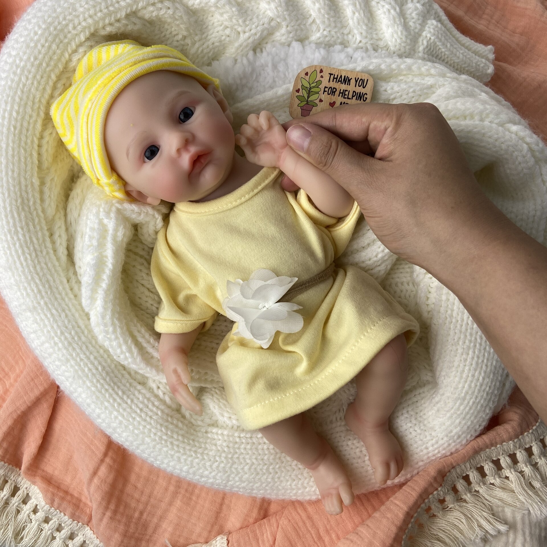 Bebé Reborn Zaira - 30 cm de Silicona Blanda Realista - 10