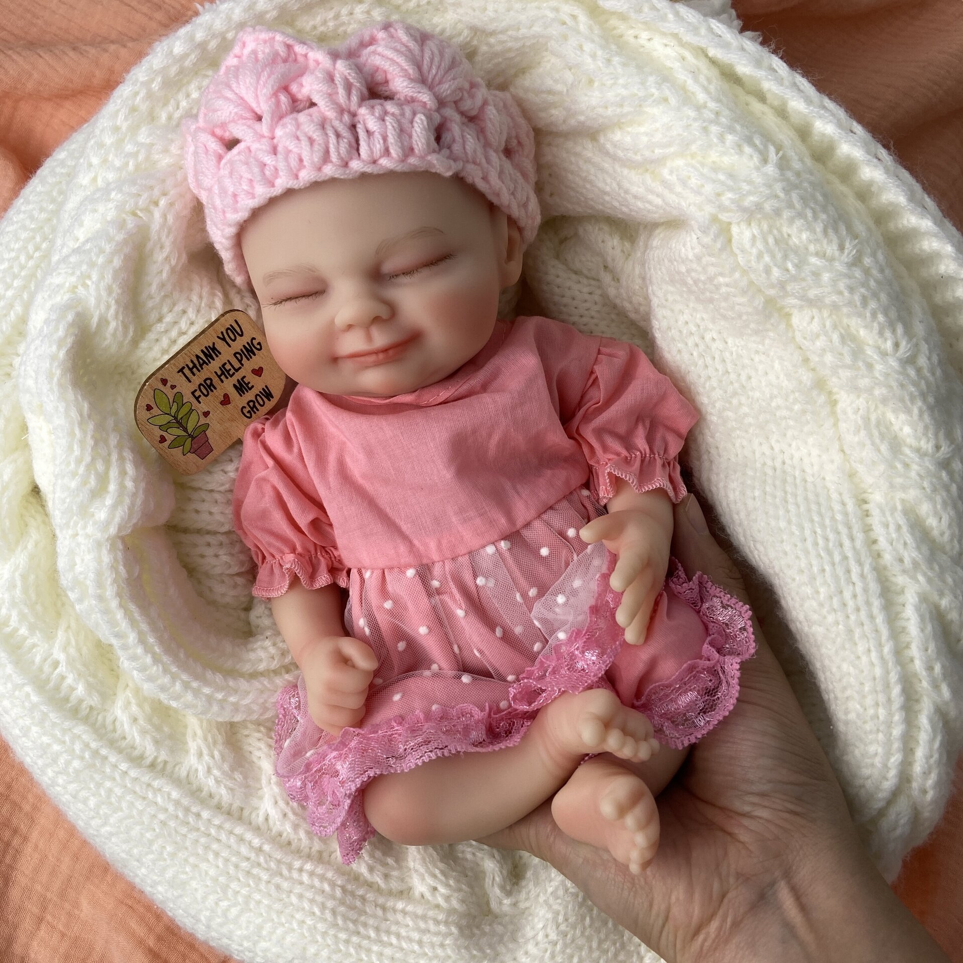 Bebé Reborn Iris - 30 cm de Silicona Blanda Realista - 7