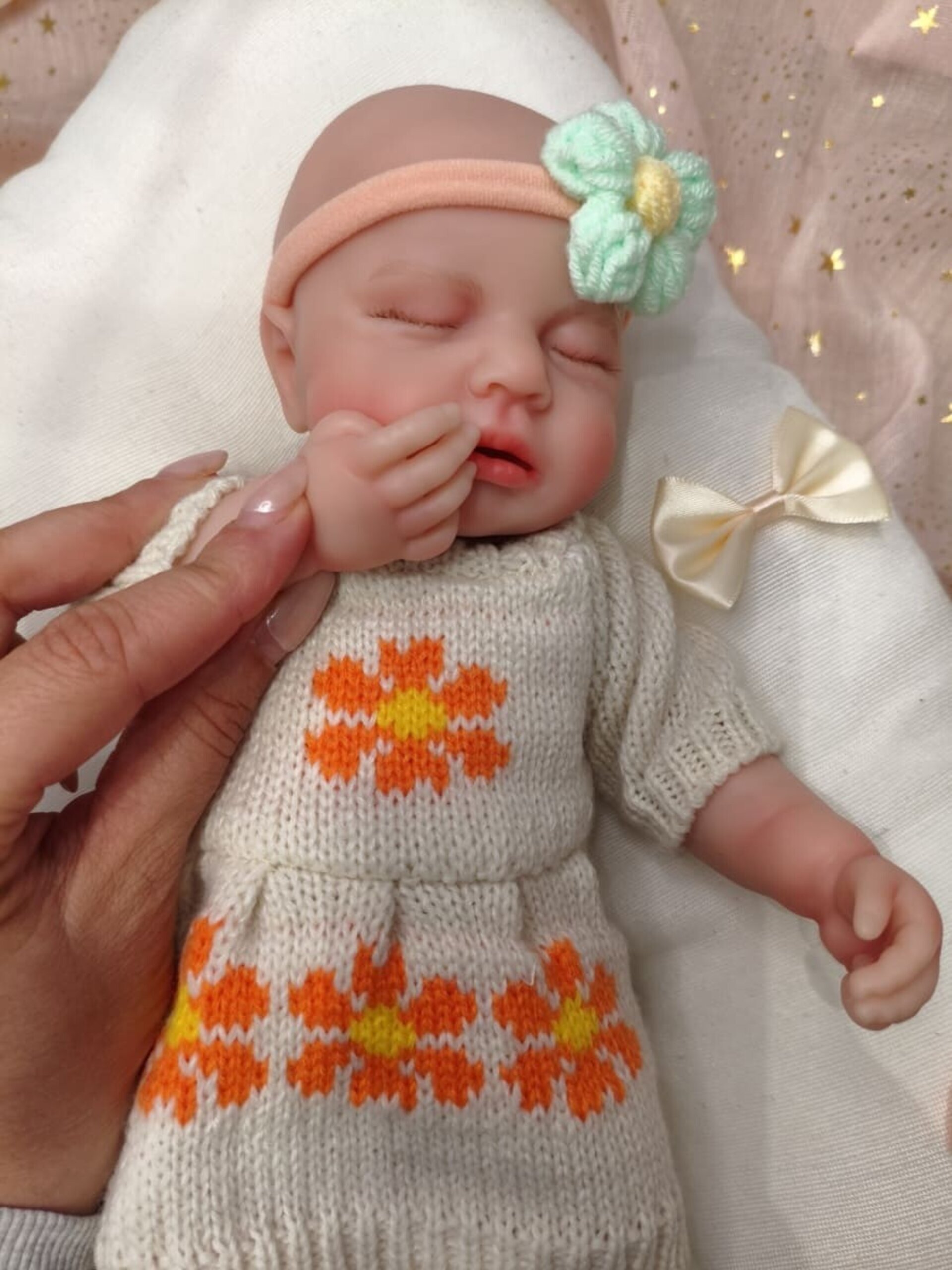 Bebé Reborn Alma - 30 cm de Silicona Blanda Realista - 6