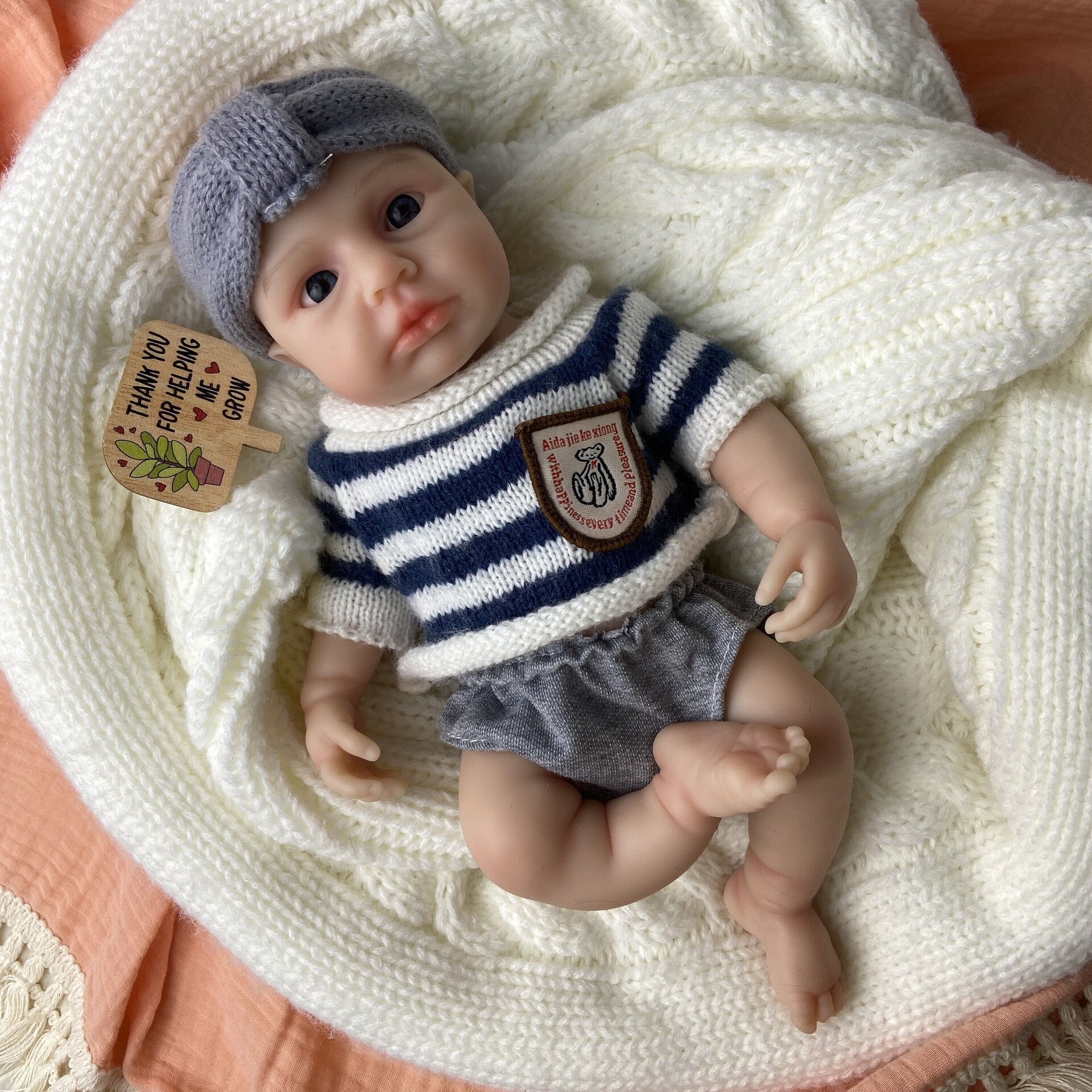 Bebé Reborn Maria - 30 cm de Silicona Blanda Realista - 5