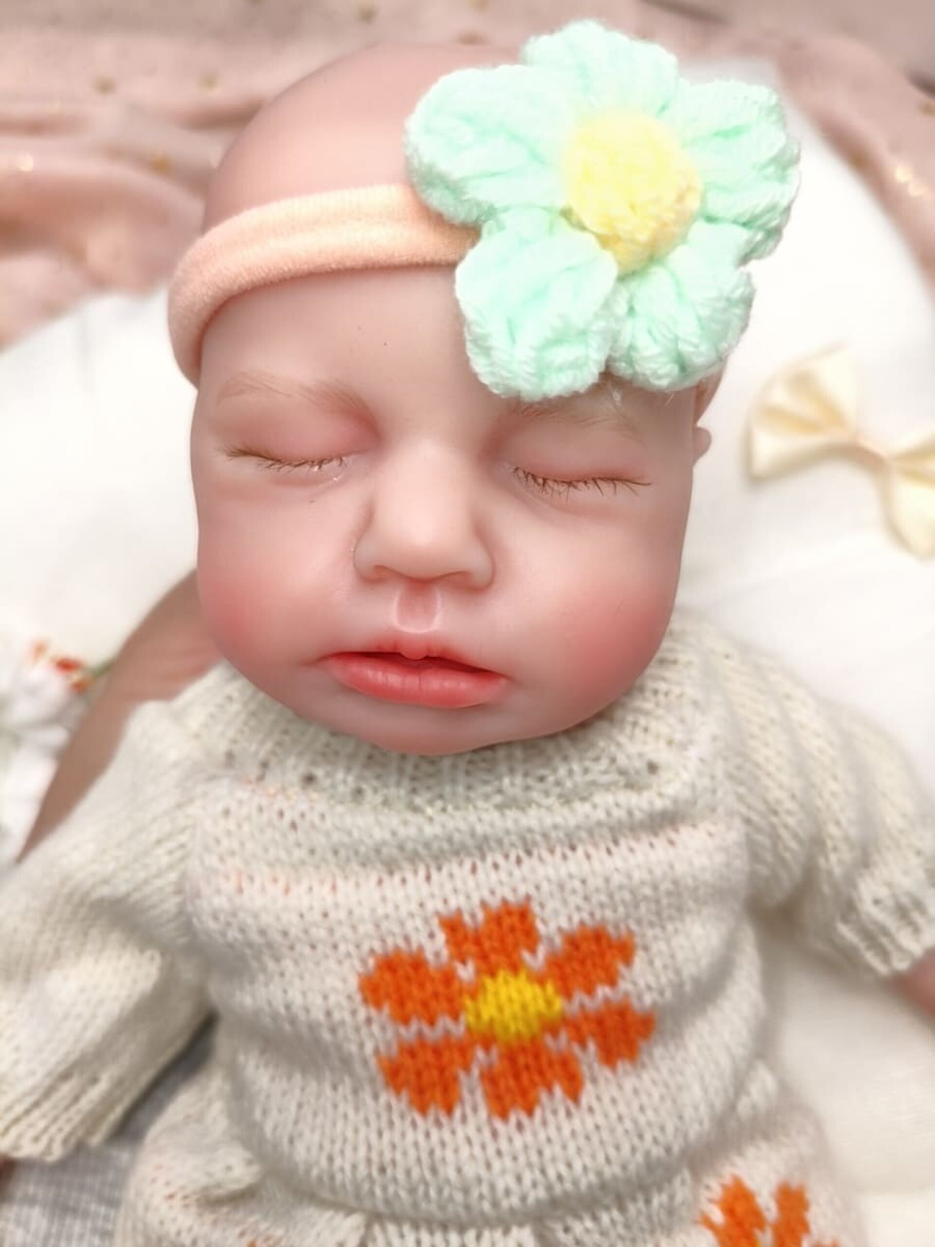 Bebé Reborn Alma - 30 cm de Silicona Blanda Realista - 8