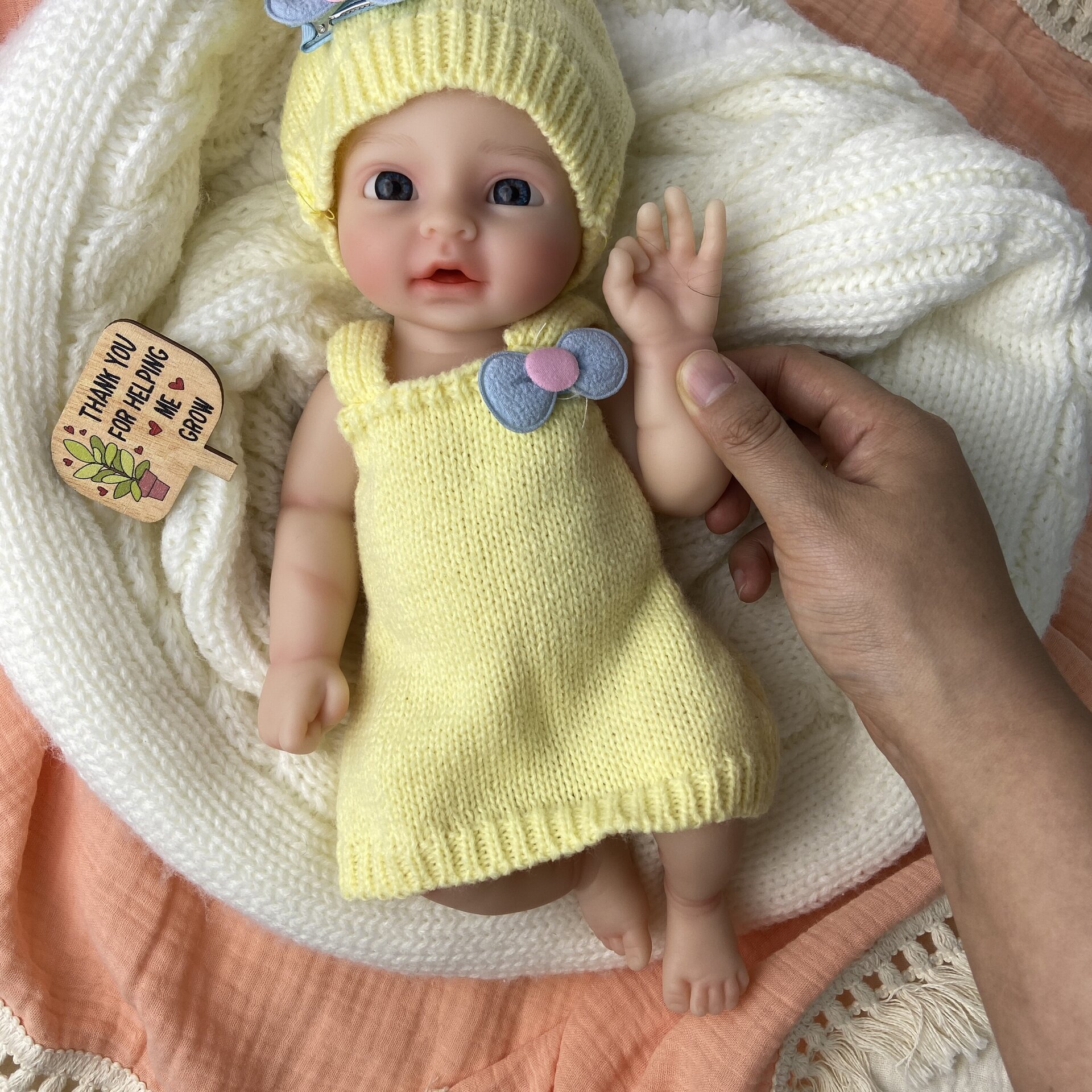 Bebé Reborn Irene - 30 cm de Silicona Blanda Realista - 4