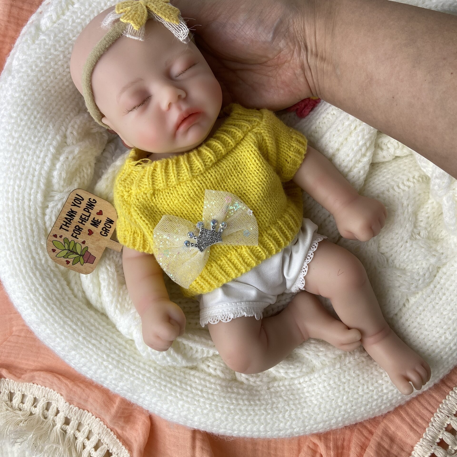 Bebé Reborn Noelia - 30 cm de Silicona Blanda Realista - 5