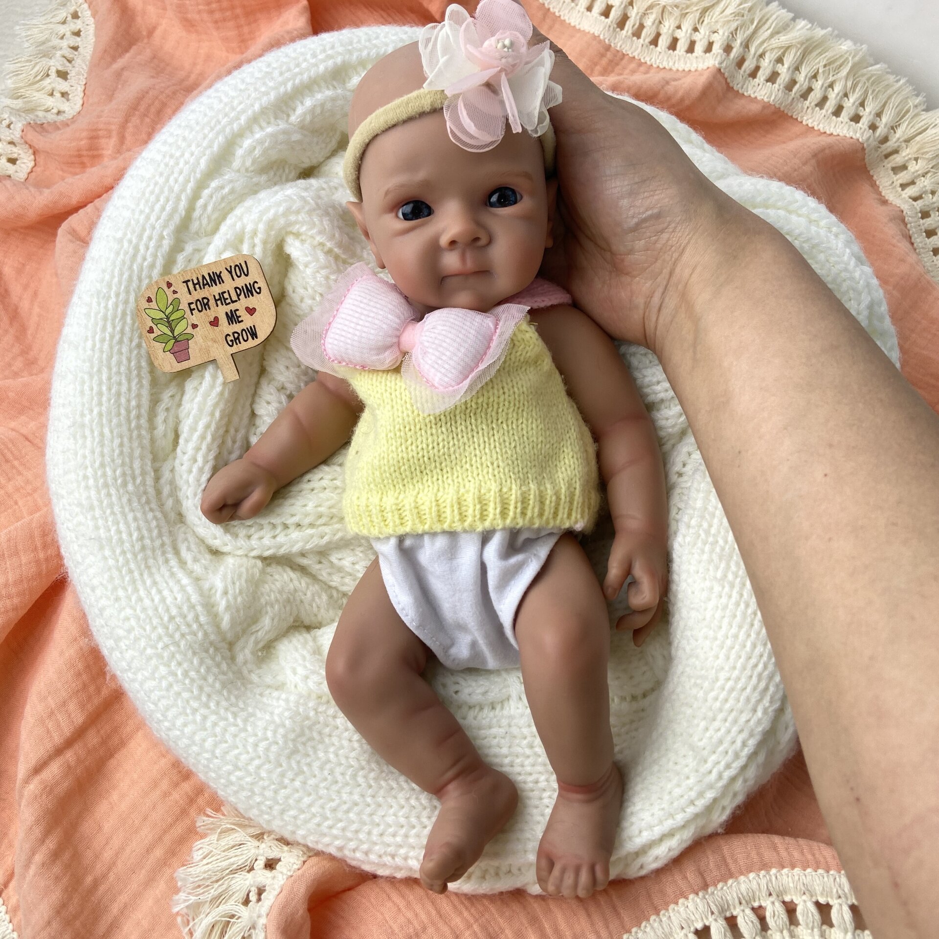 Bebé Reborn Melisa - 30 cm de Silicona Blanda Realista - 5