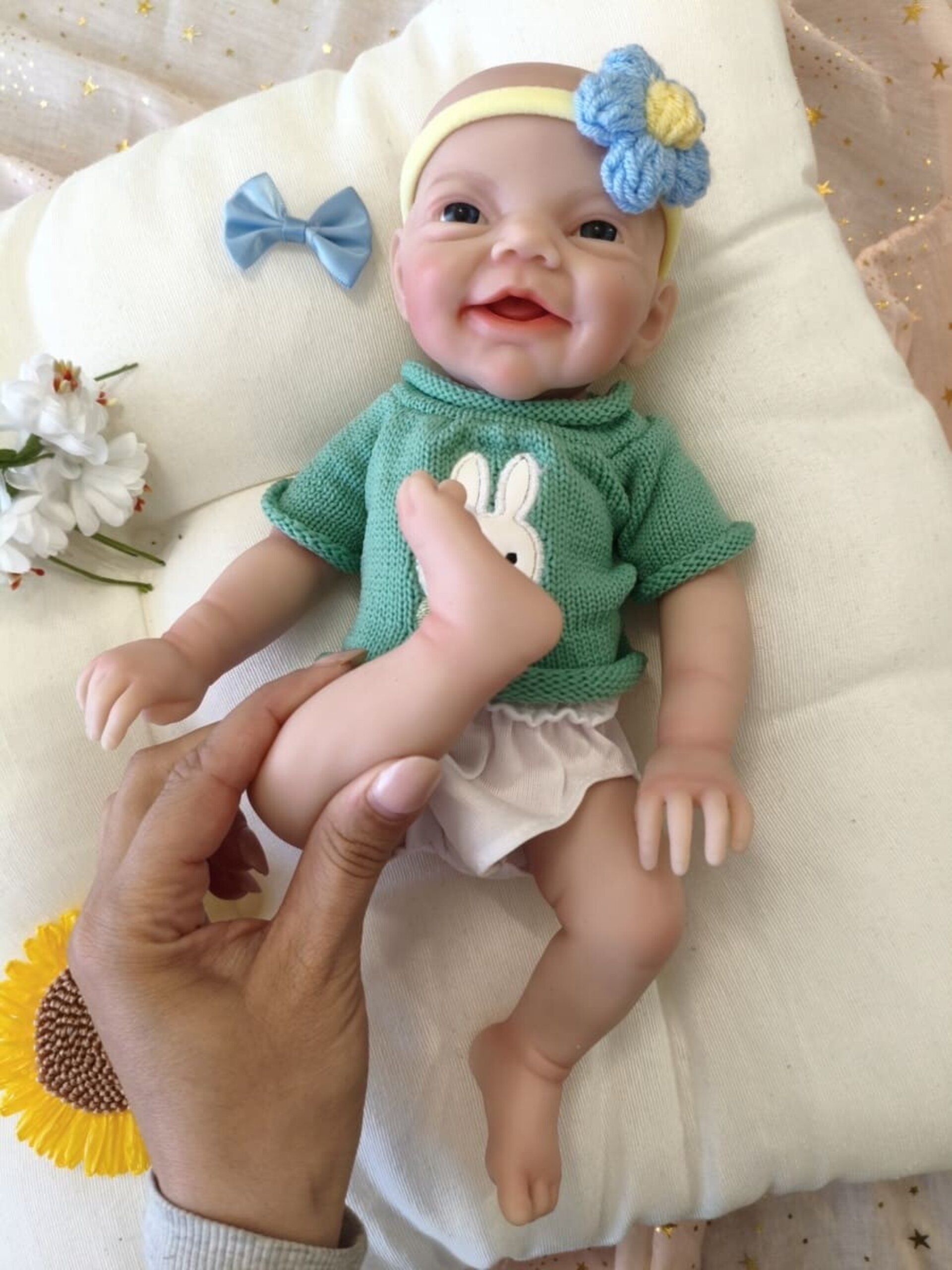 Bebé Reborn Alan - 30 cm de Silicona Blanda Realista - 3