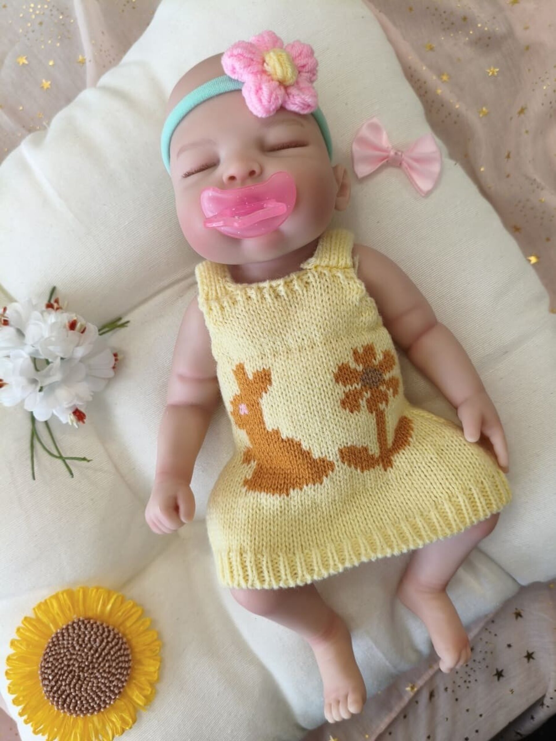 Bebé Reborn Zoe - 30 cm de Silicona Blanda Realista - 5