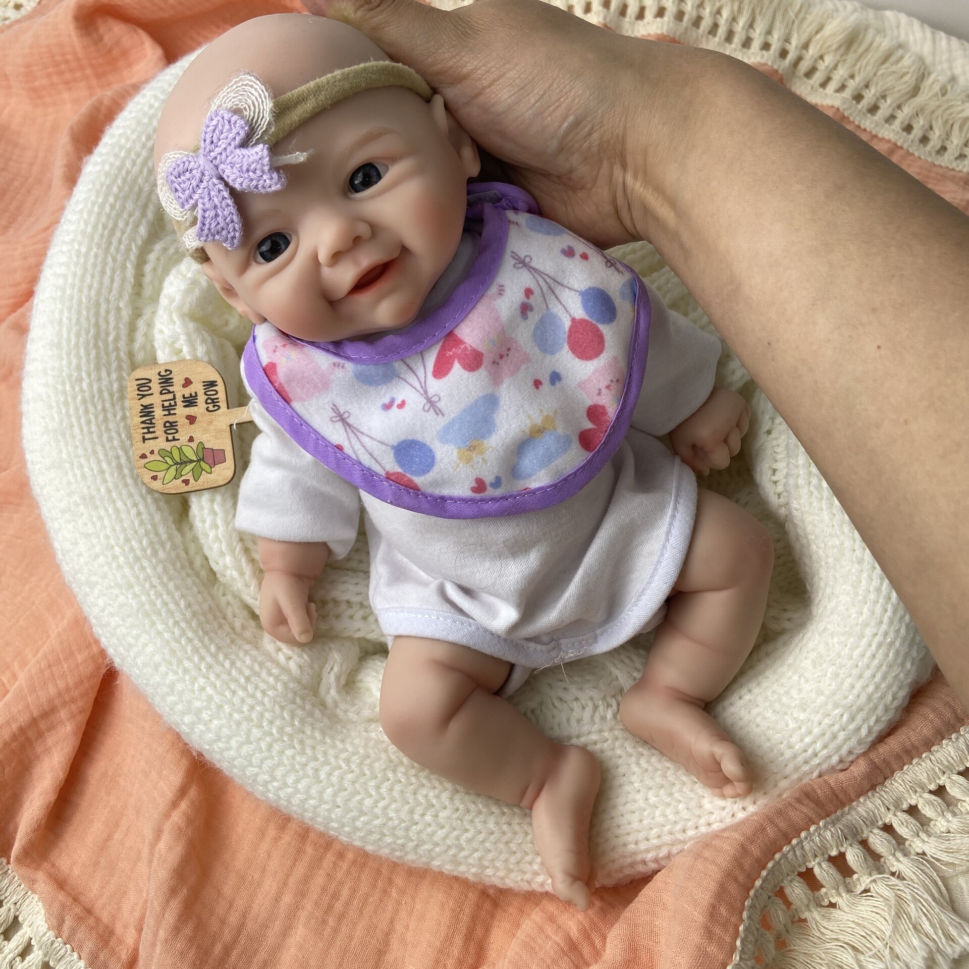 Bebé Reborn Indira - 30 cm de Silicona Blanda Realista - 5