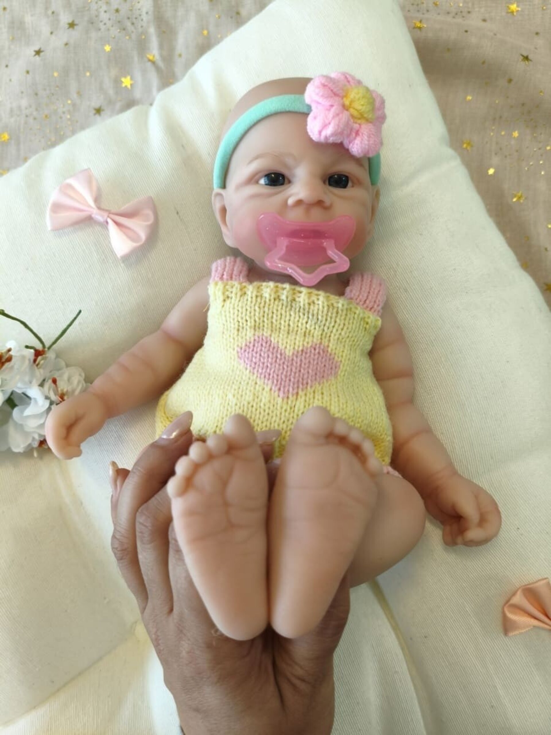 Bebé Reborn Maira - 30 cm de Silicona Blanda Realista - 5