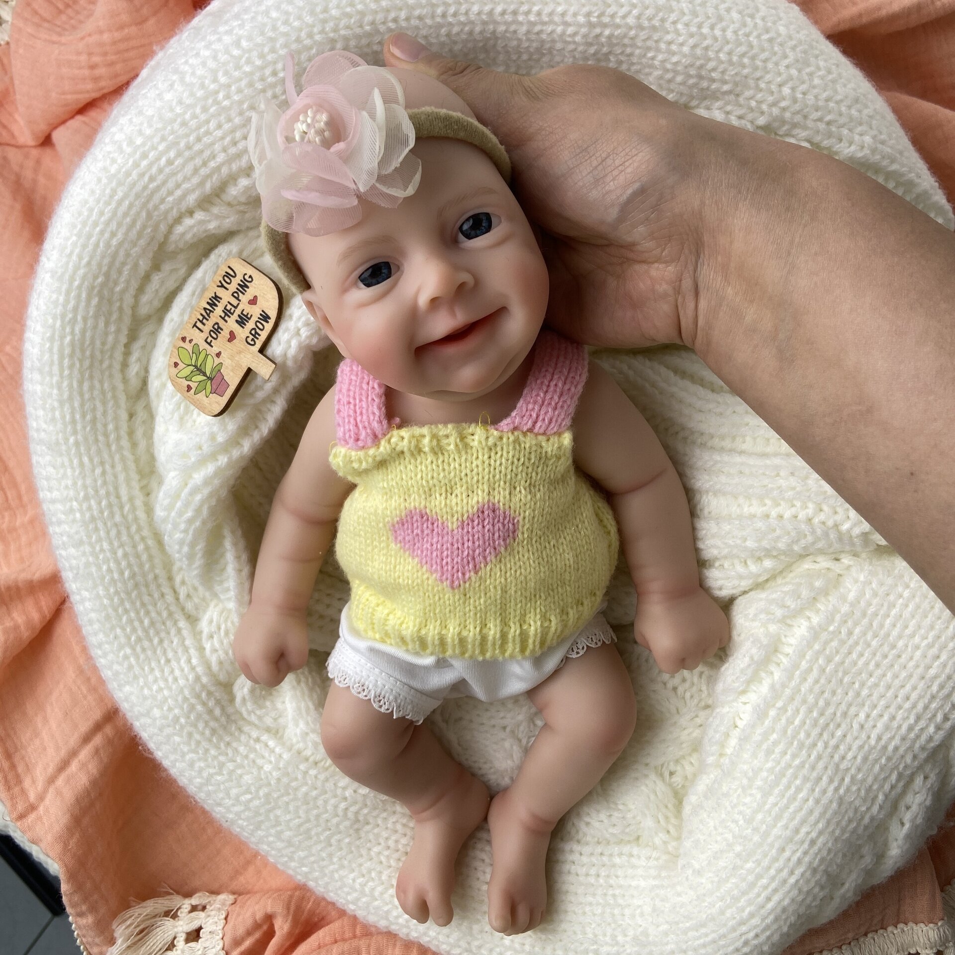 Bebé Reborn Sara - 30 cm de Silicona Blanda Realista - 2