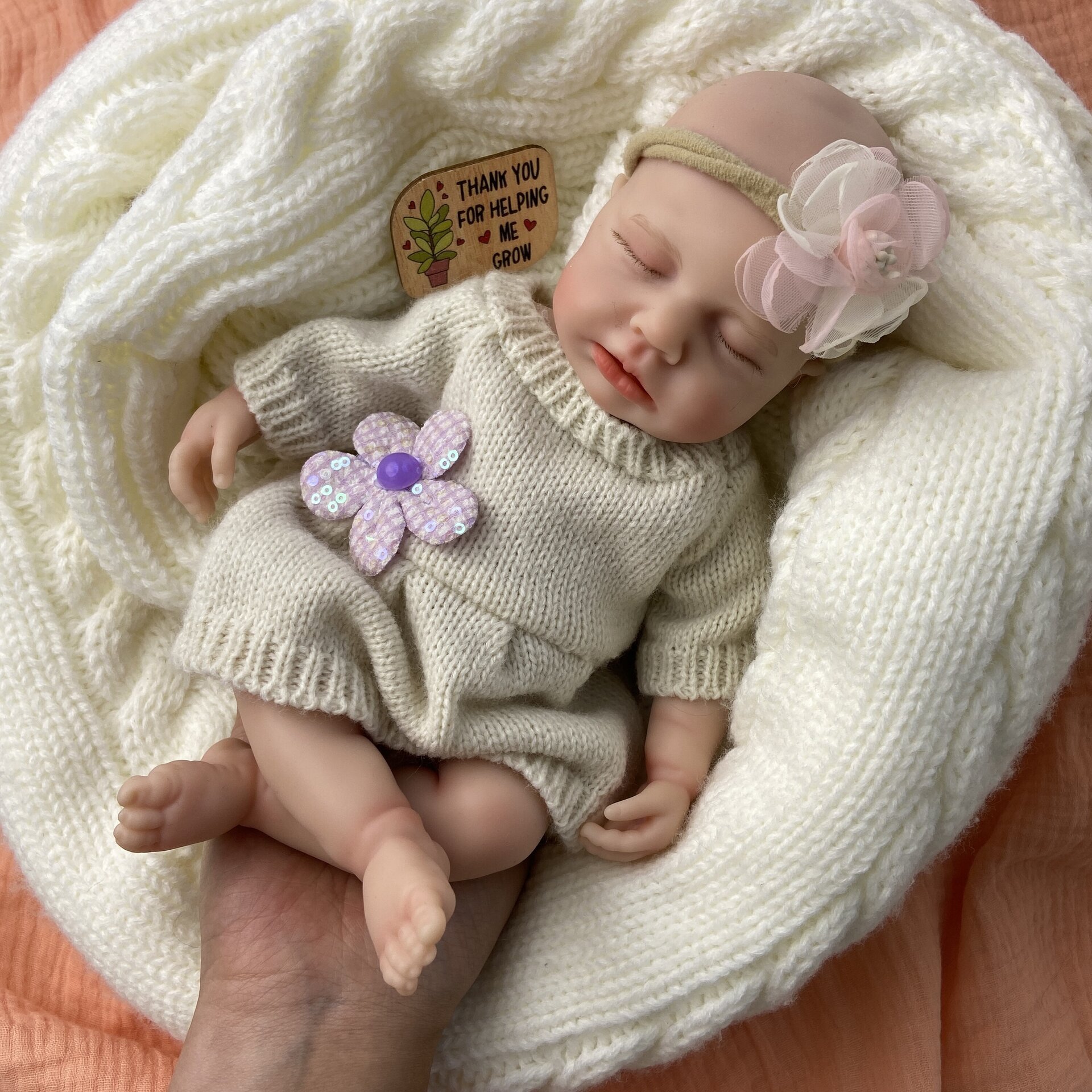 Bebé Reborn Sira - 30 cm de Silicona Blanda Realista - 5