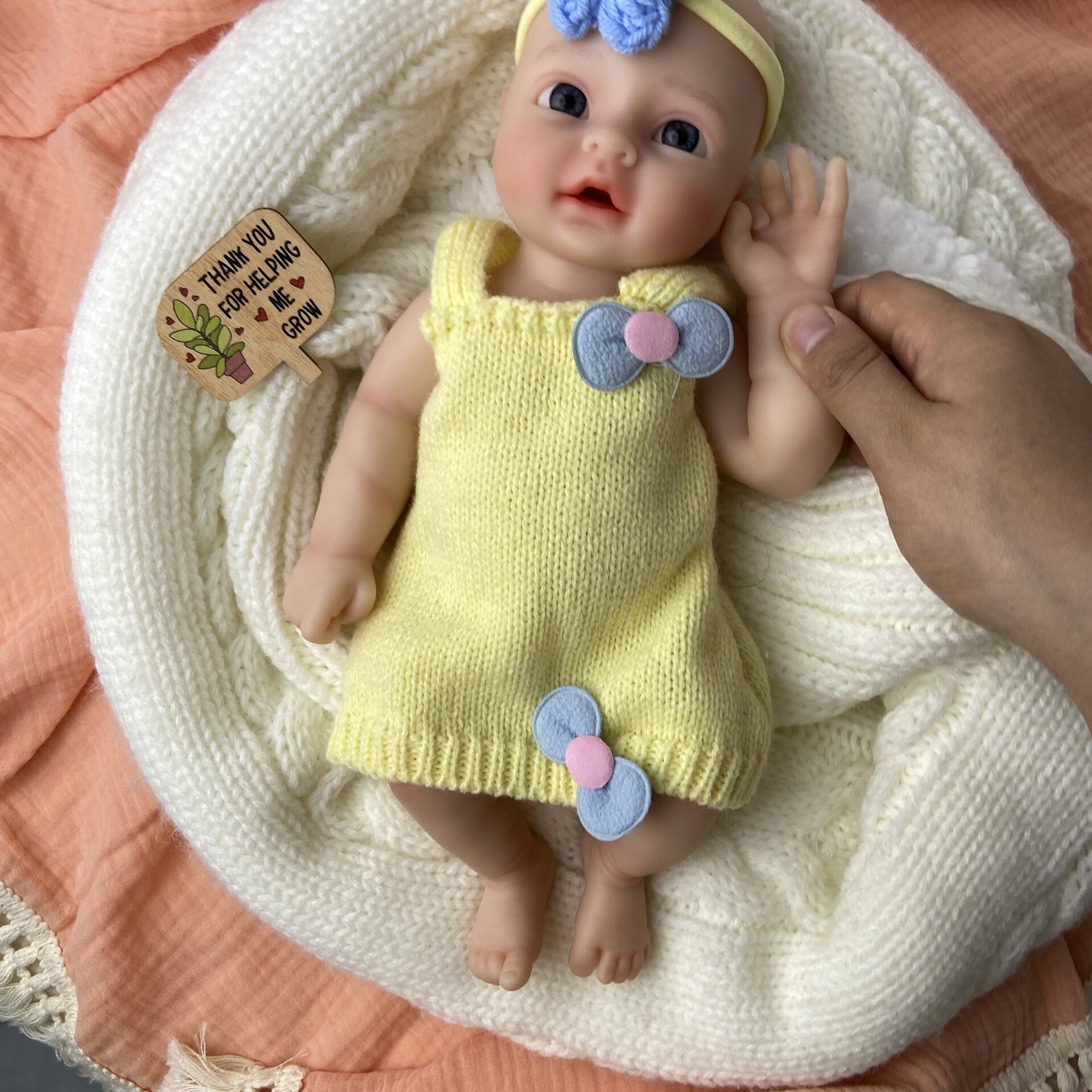 Bebé Reborn Irene - 30 cm de Silicona Blanda Realista - 7